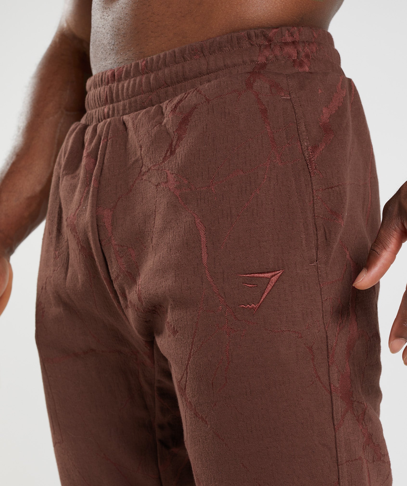 Power Joggers in Cherry Brown Print - view 5