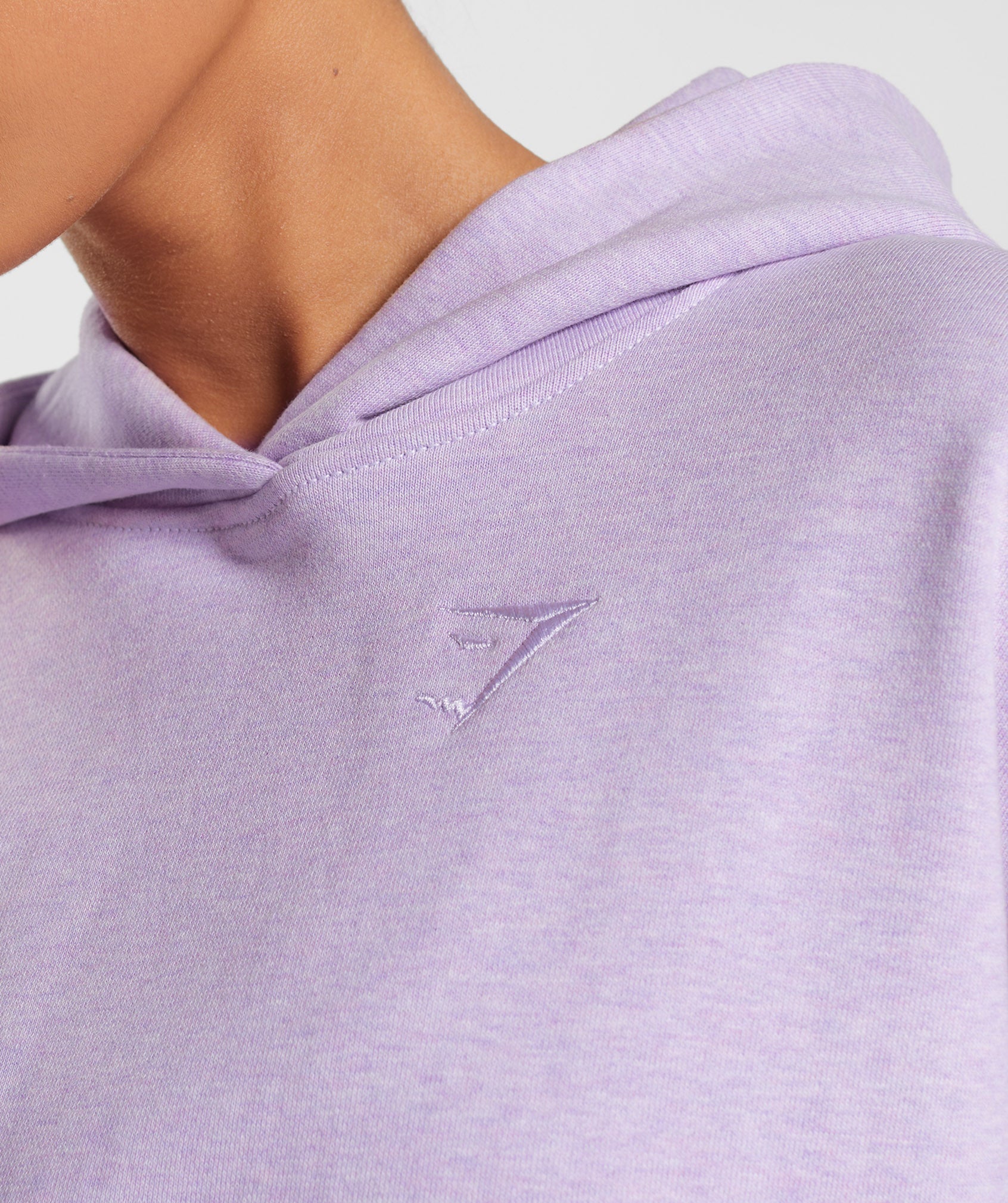 Rest Day Sweats Hoodie in Aura Lilac Marl