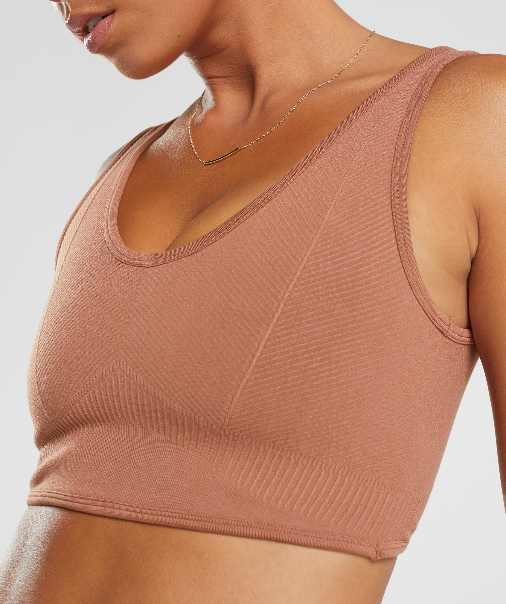 Macchiato Ribbed Seamless Bra