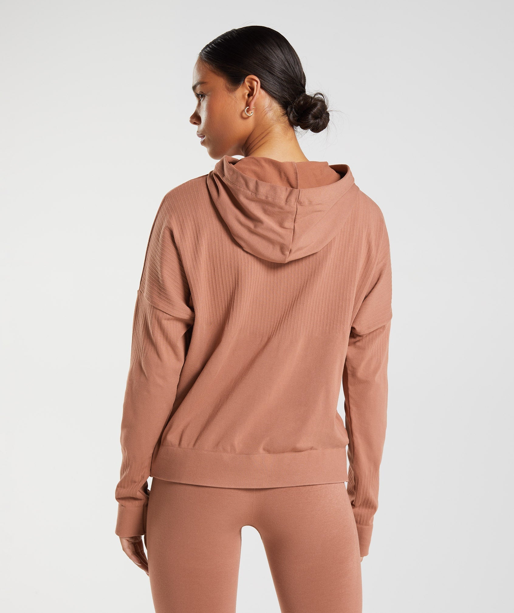 Rest Day Lounge Hoodie in Coffee Brown
