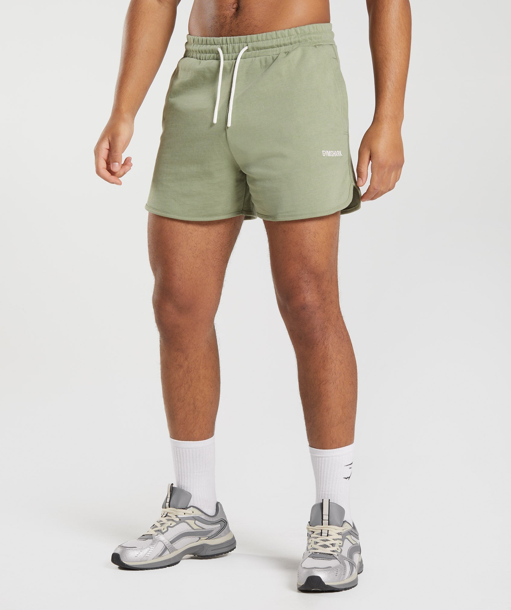 Rest Day Sweats 4'' Lounge Shorts in Sage Green