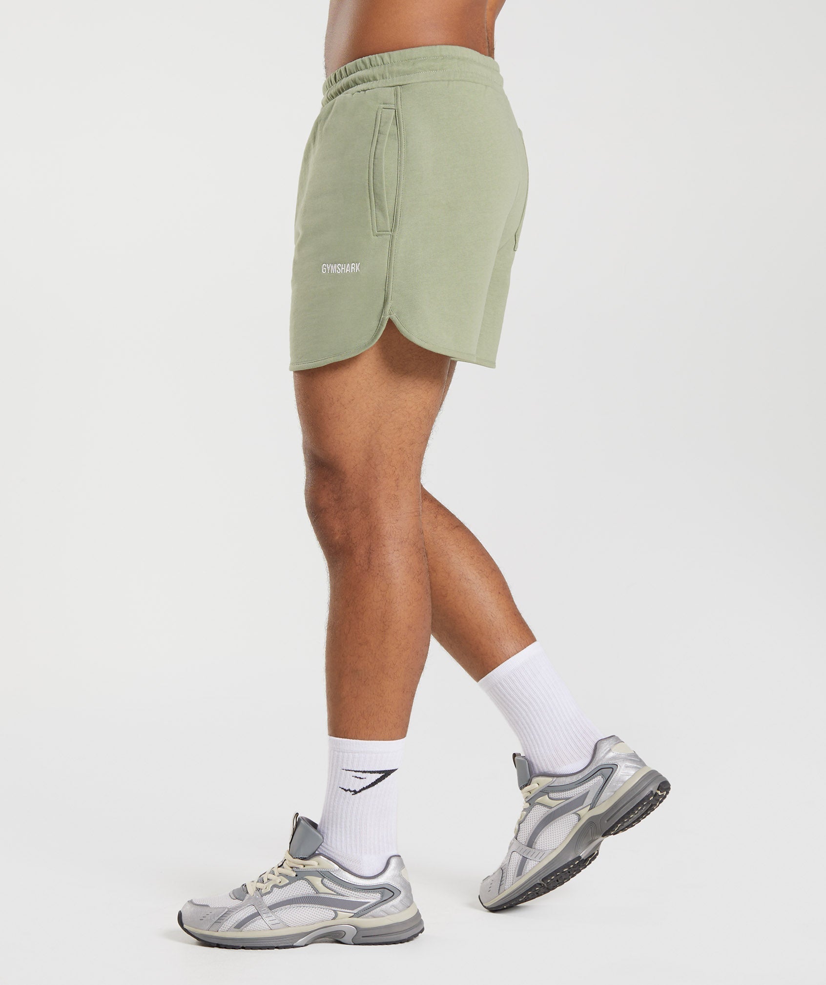 Rest Day Sweats 4'' Lounge Shorts in Sage Green