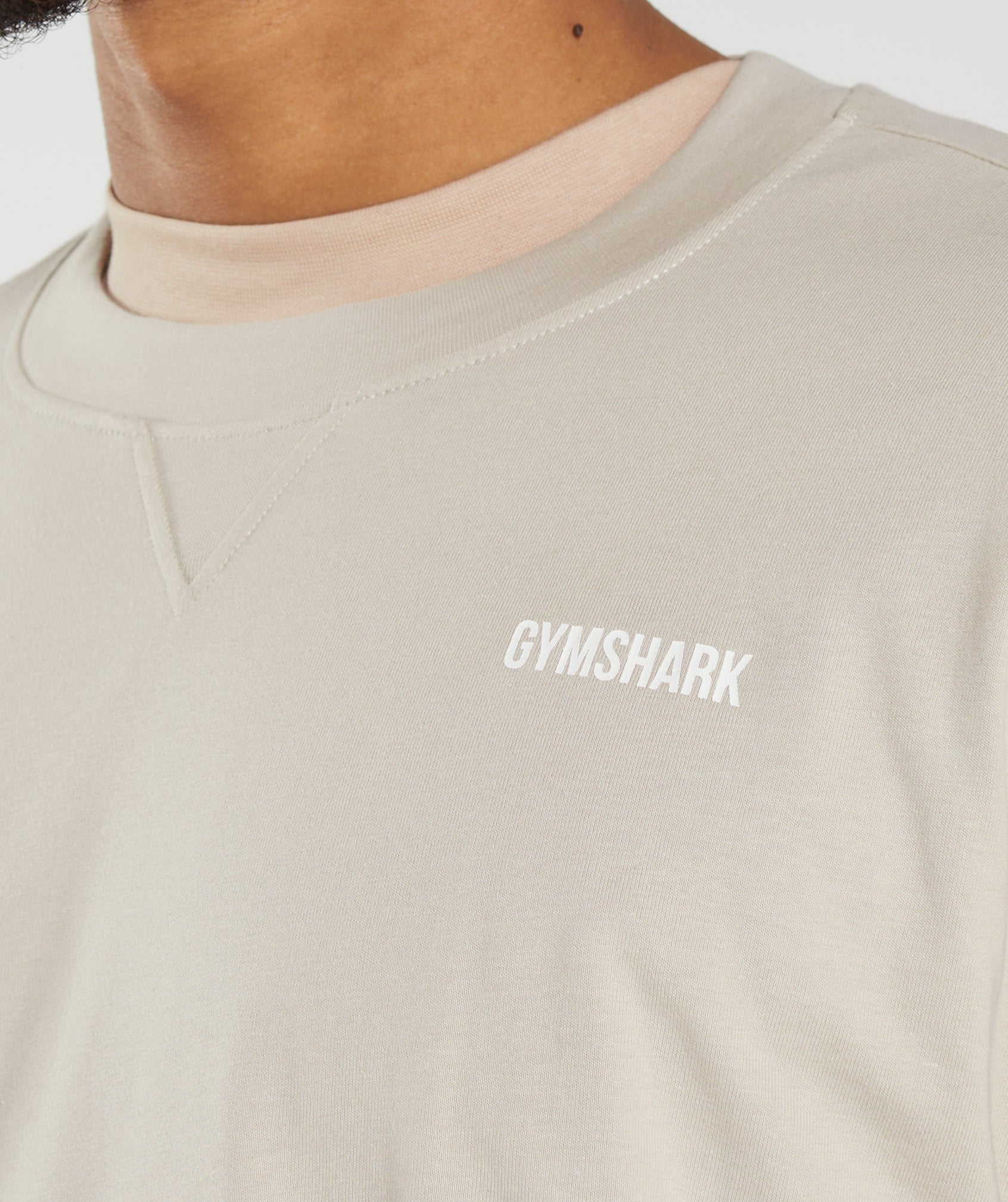 Rest Day Sweats Long Sleeve T-Shirt in Pebble Grey - view 6