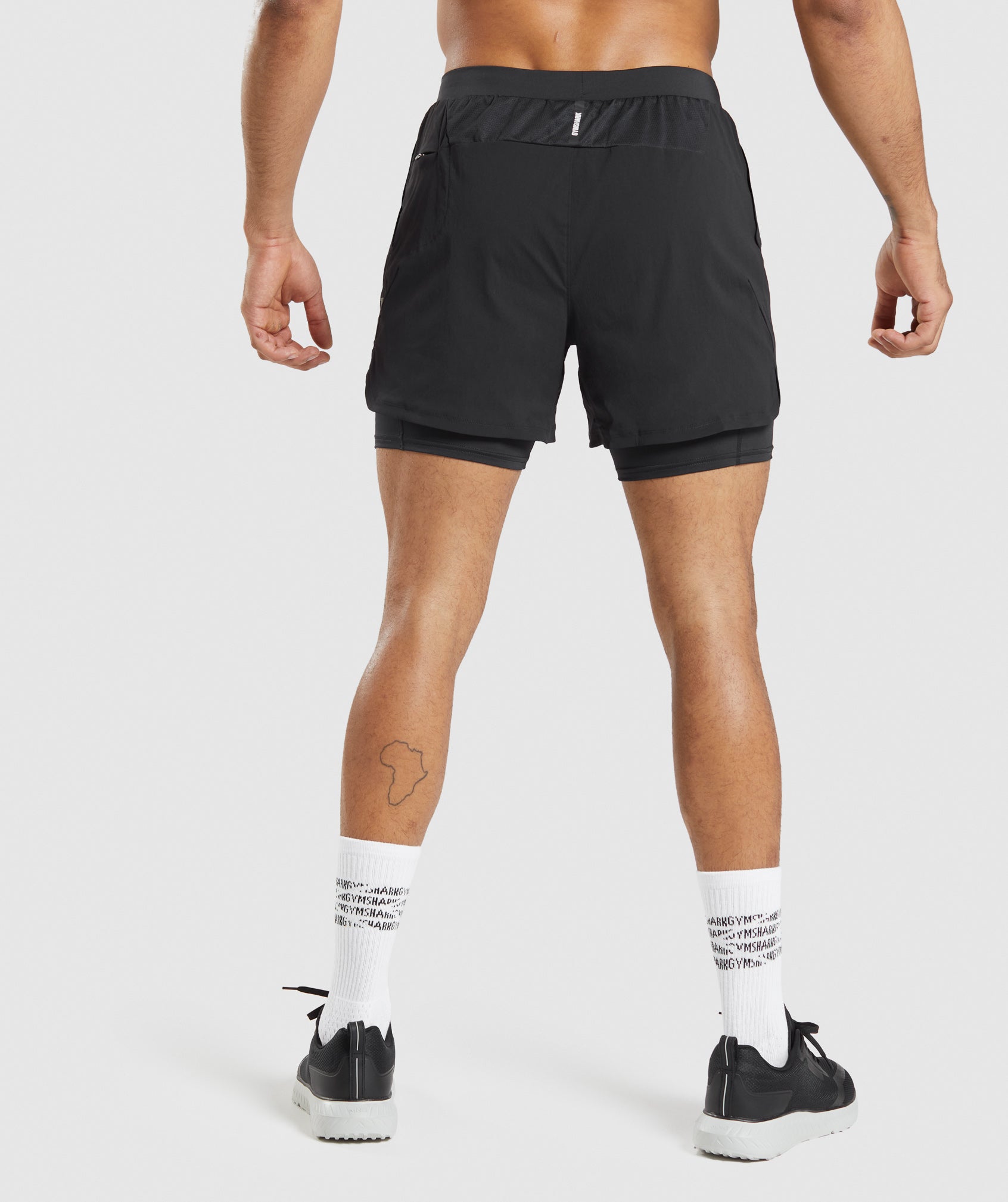 Speed Evolve 5" 2 In 1 Shorts in Black - view 2