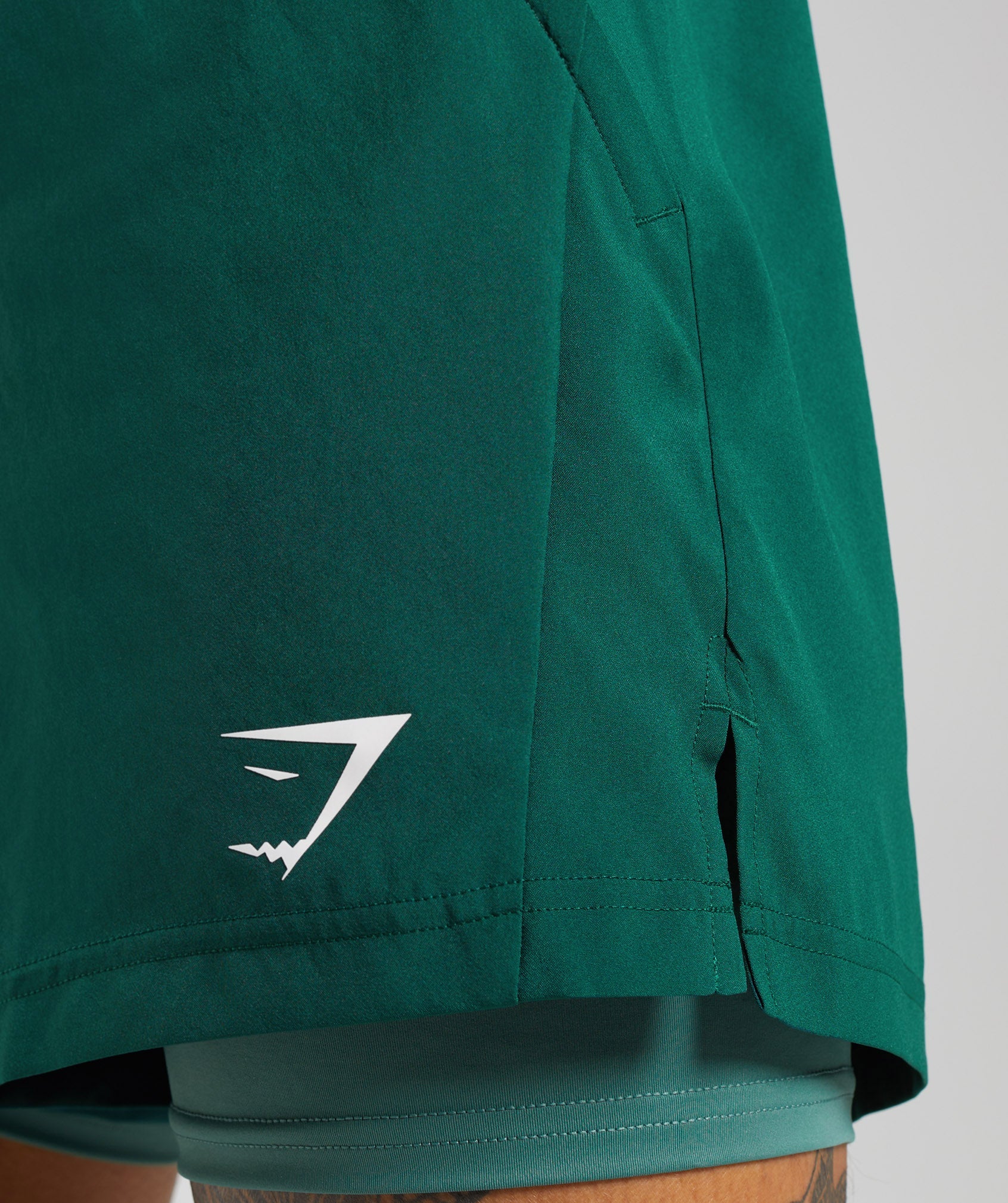 Sport 5" 2 In 1 Shorts in Woodland Green/Hoya Green