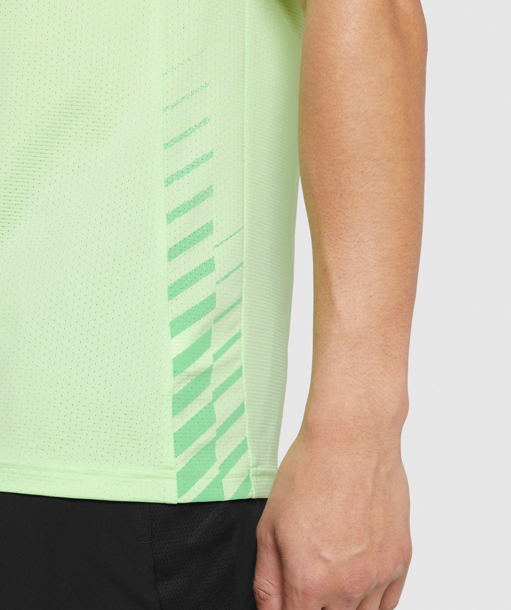 Sport Stripe T-Shirt in Bali Green