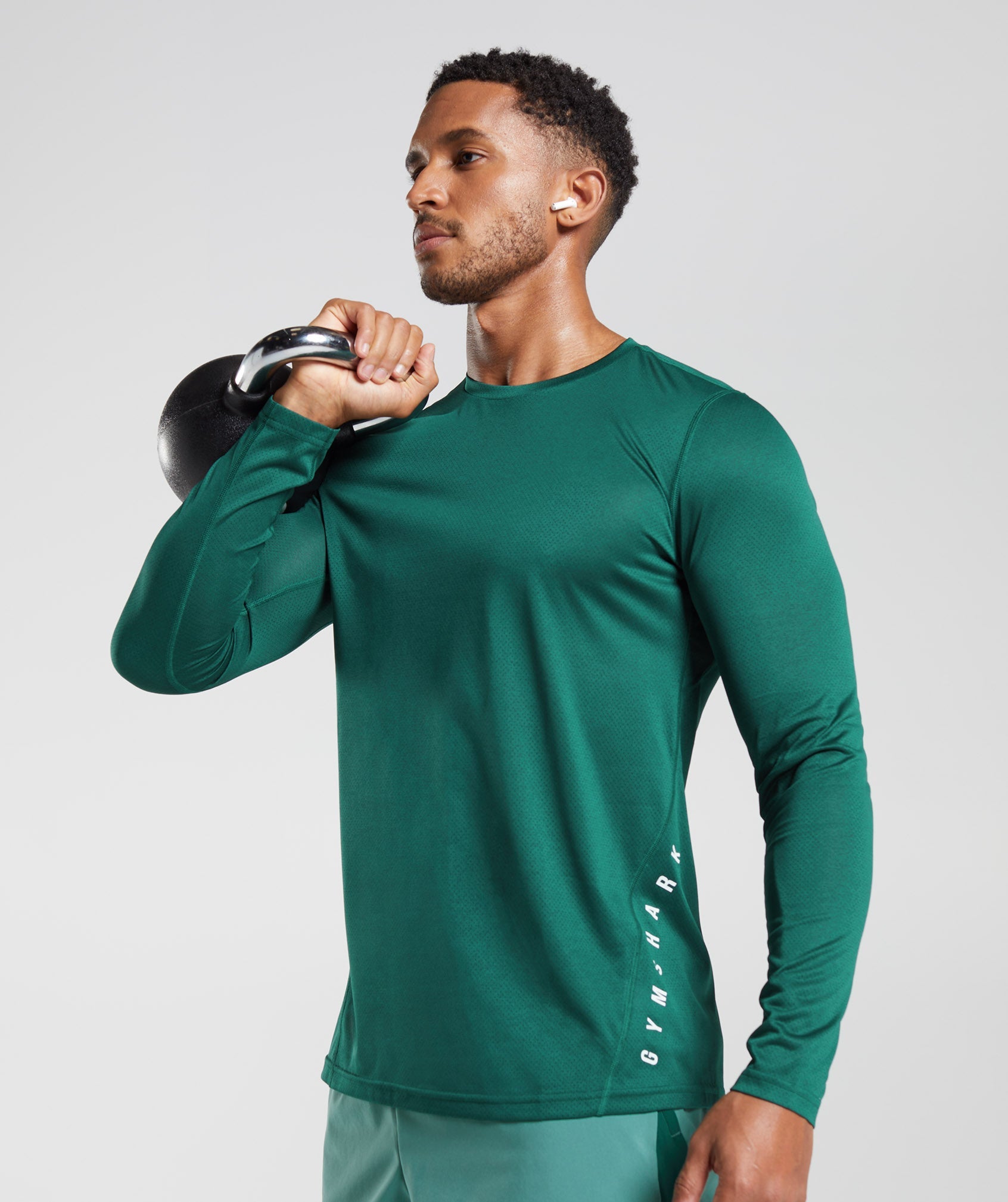 Sport Long Sleeve T-Shirt in Woodland Green - view 3