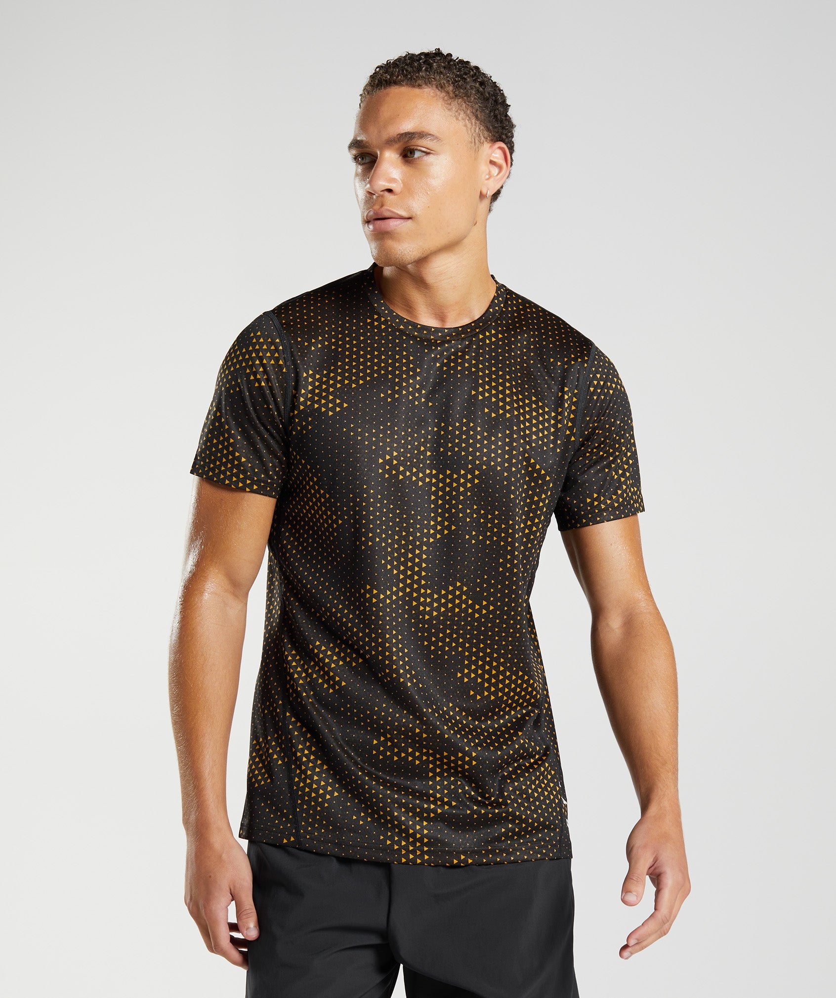 Sport T-Shirt in Turmeric Yellow Print