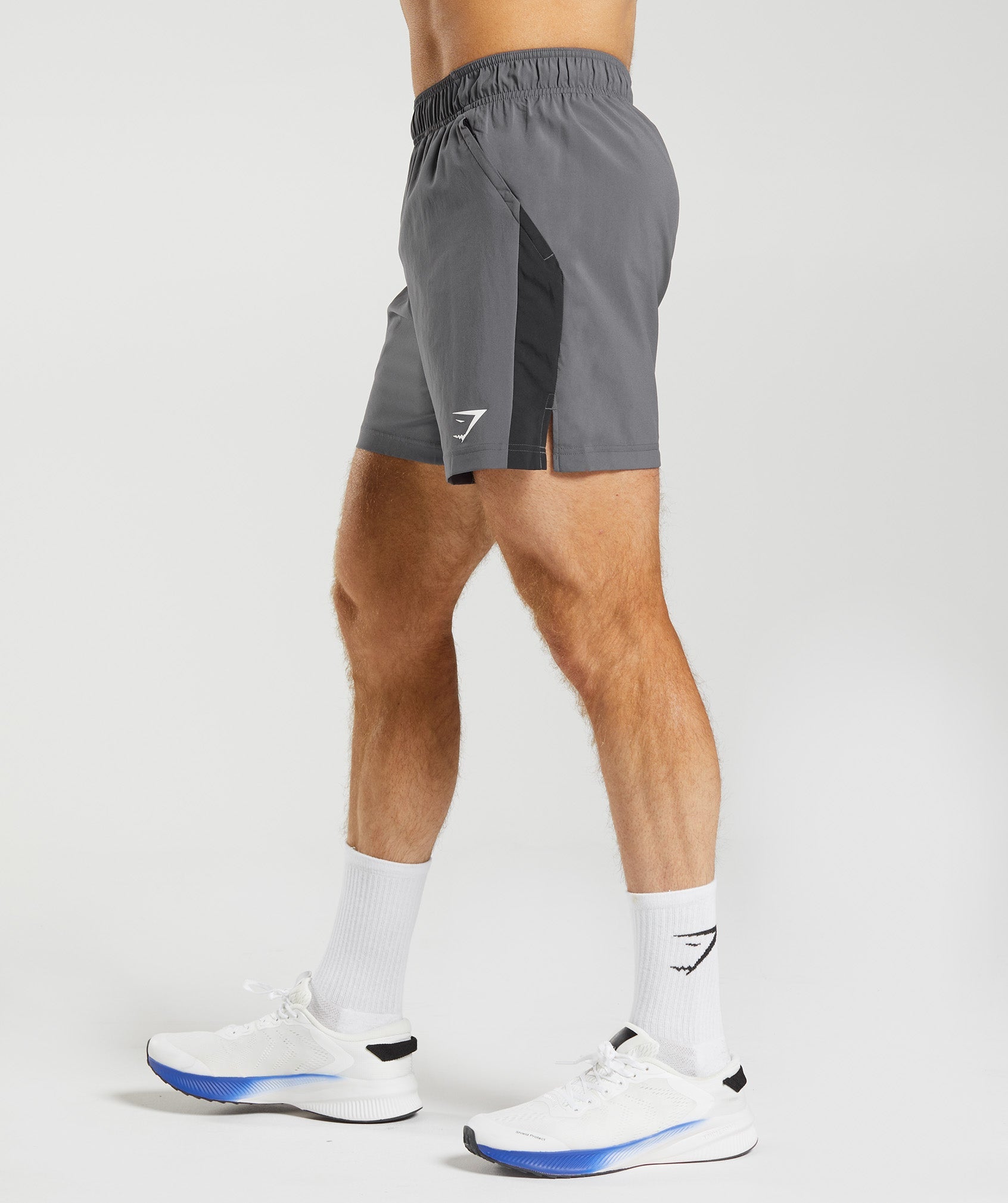 Sport Shorts in Silhouette Grey/Black