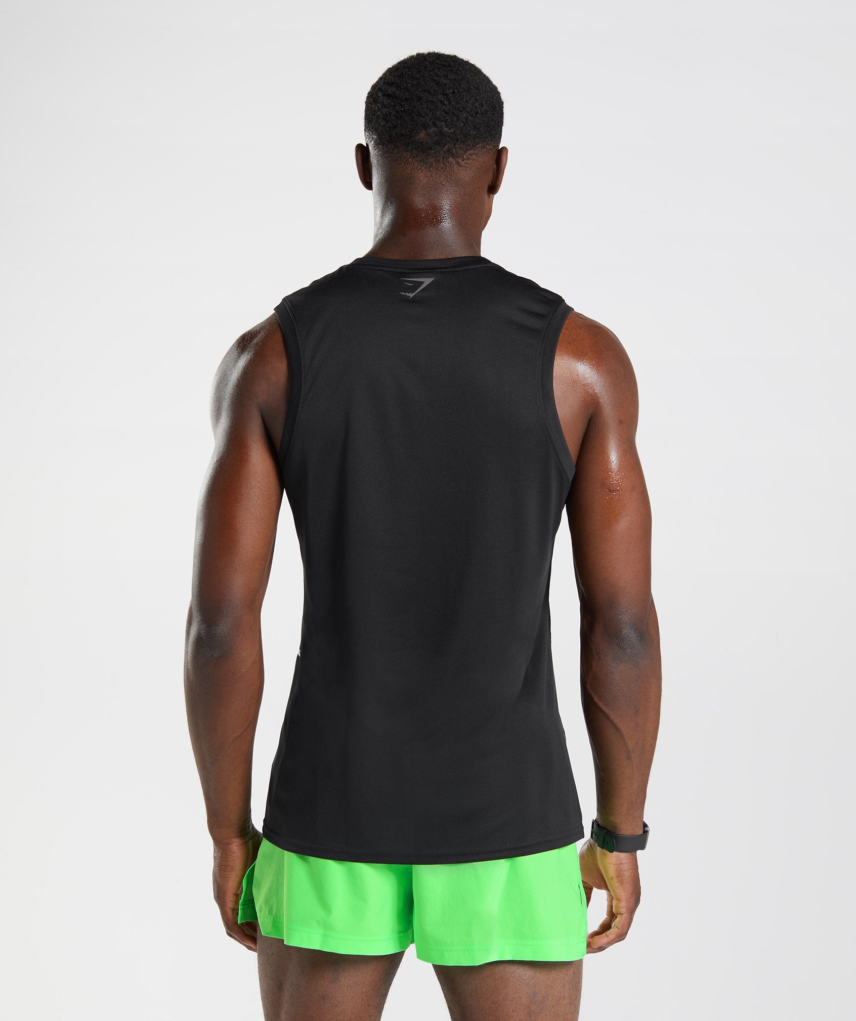 Sport Tank in Black/Black Marl