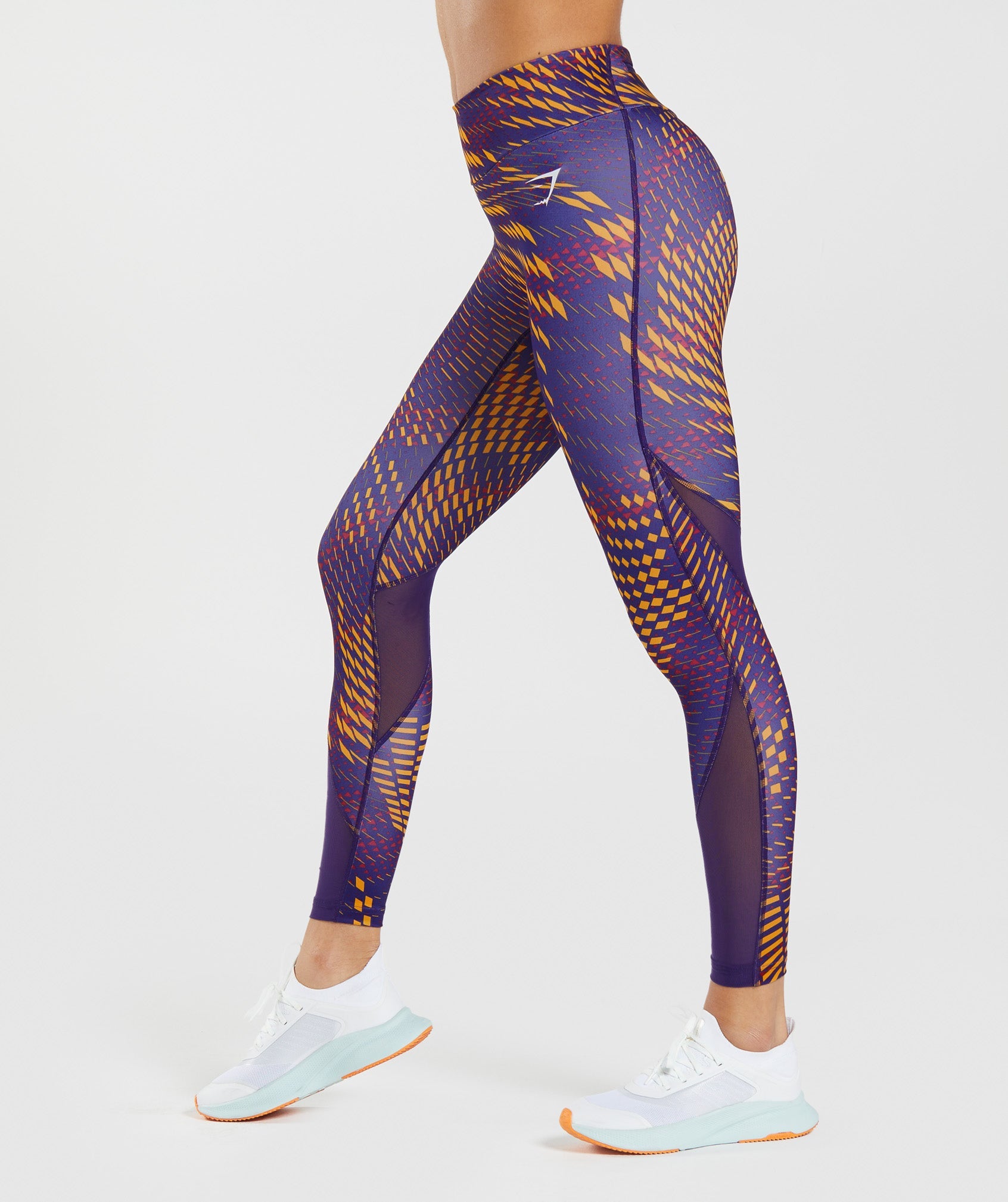 Sport Running Leggings in Neptune Purple Print