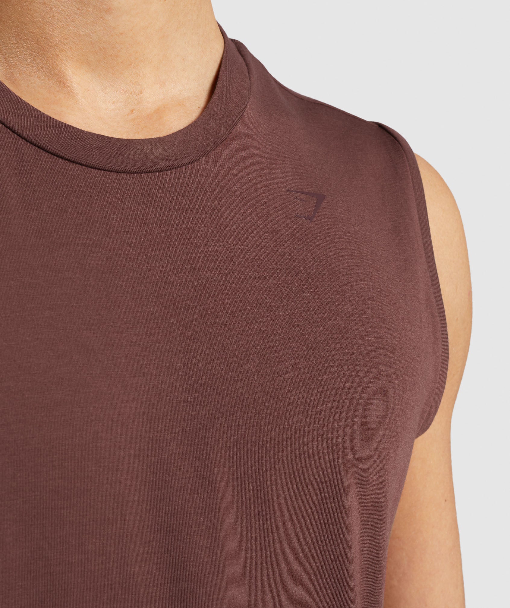 Studio Amplify Tank in Cherry Brown - view 5