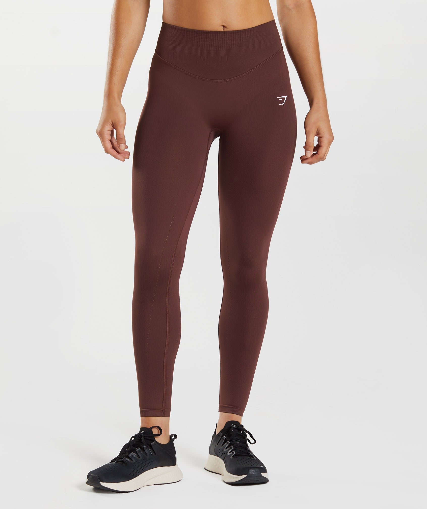 Sweat Seamless Sculpt Leggings in Baked Maroon