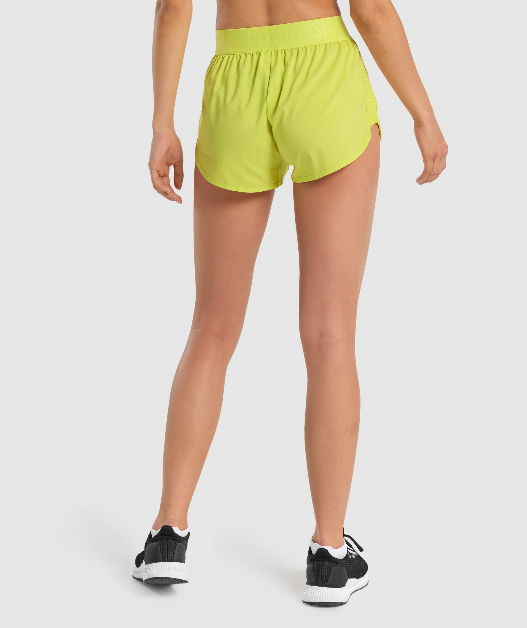 Training Loose Fit Shorts in Yellow - view 4