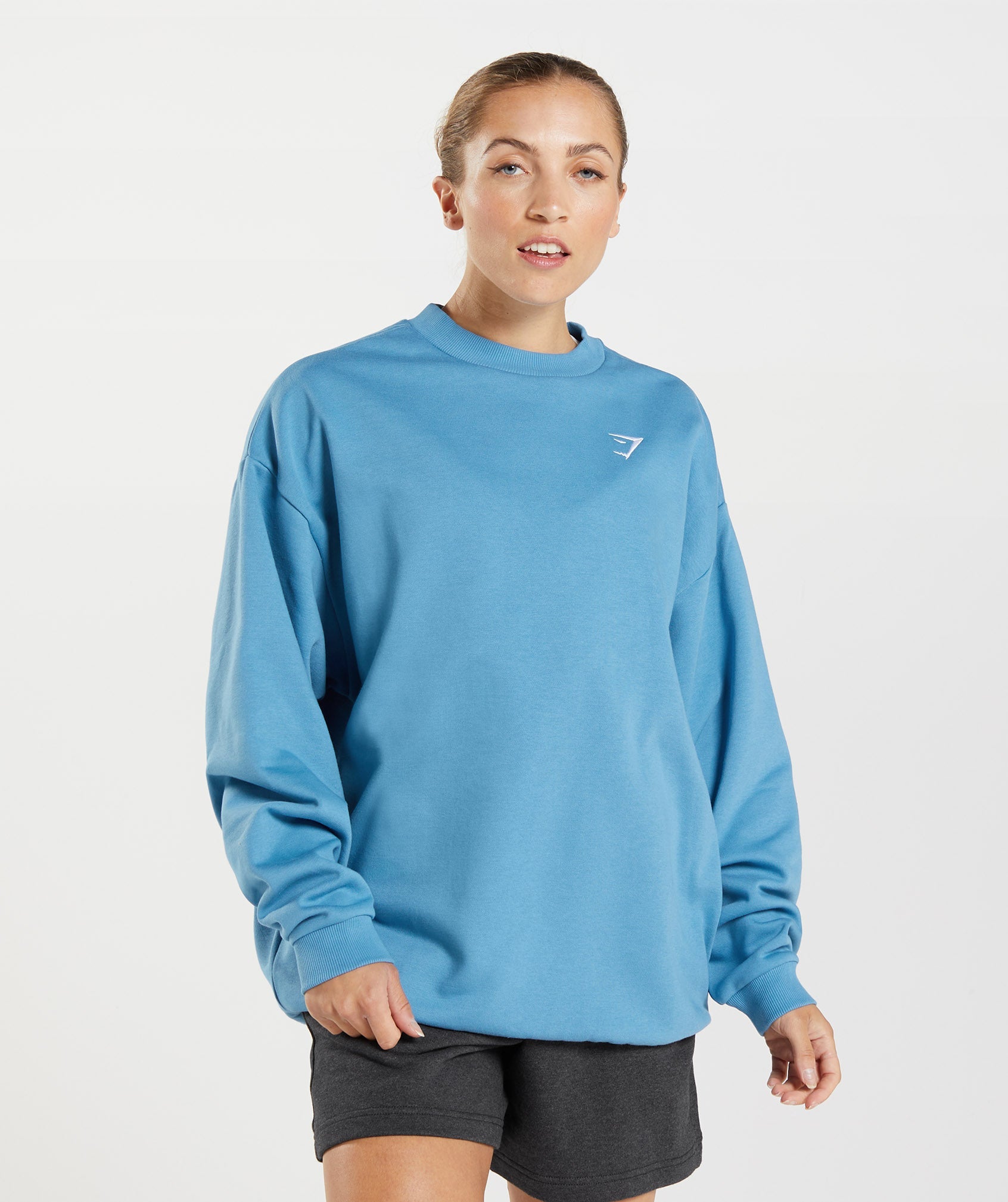 Training Oversized Sweatshirt in Coastal Blue