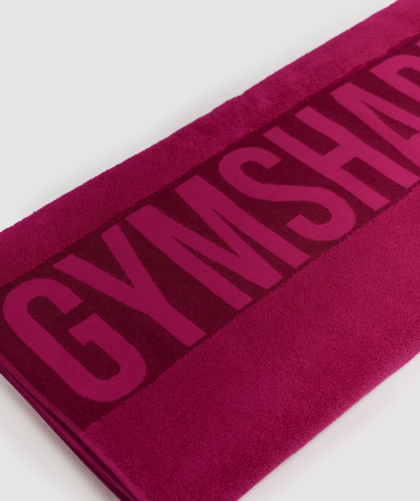 Towel in Bold Magenta/Raspberry Pink - view 2