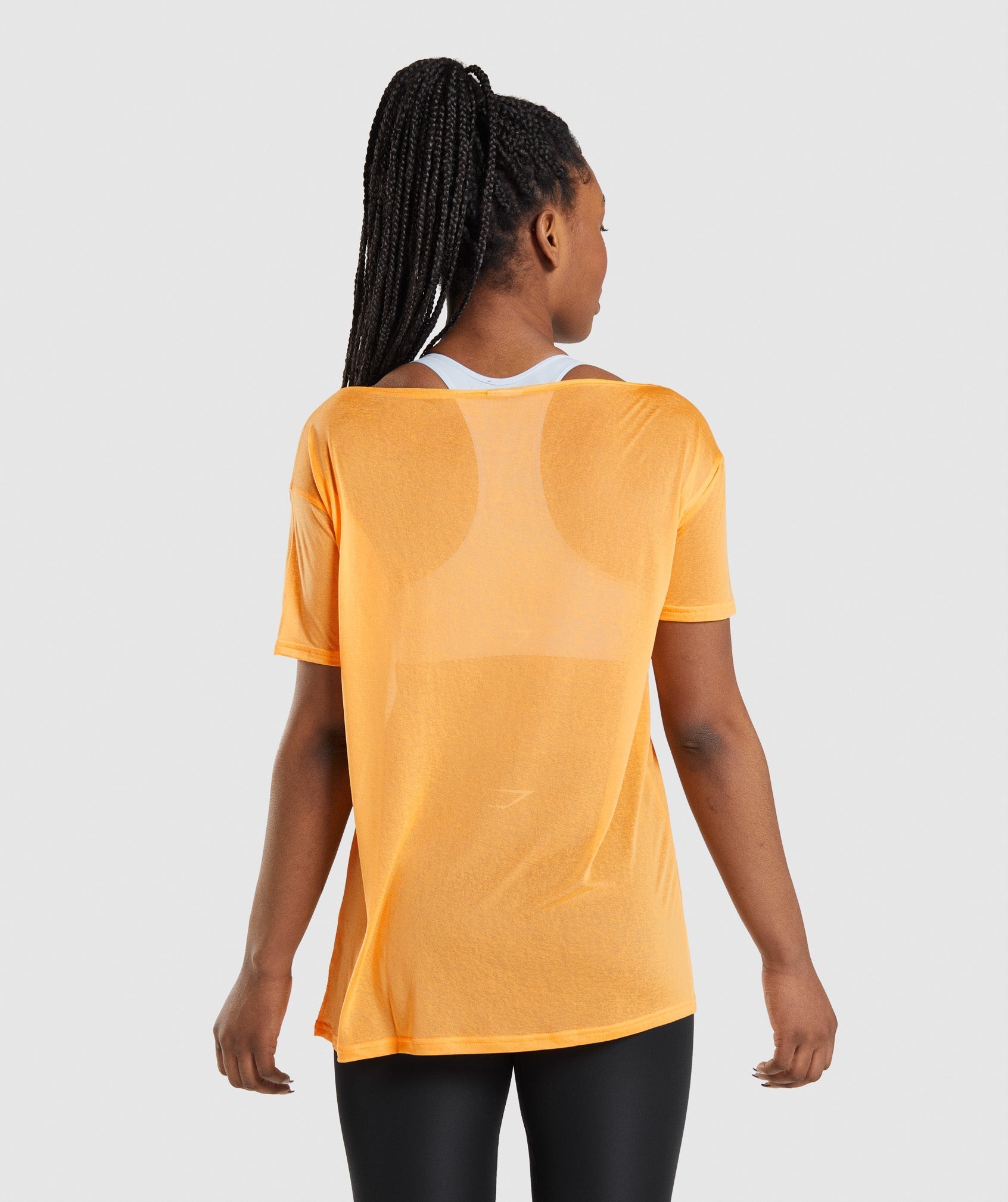 Training Oversized Top in Apricot Orange - view 2