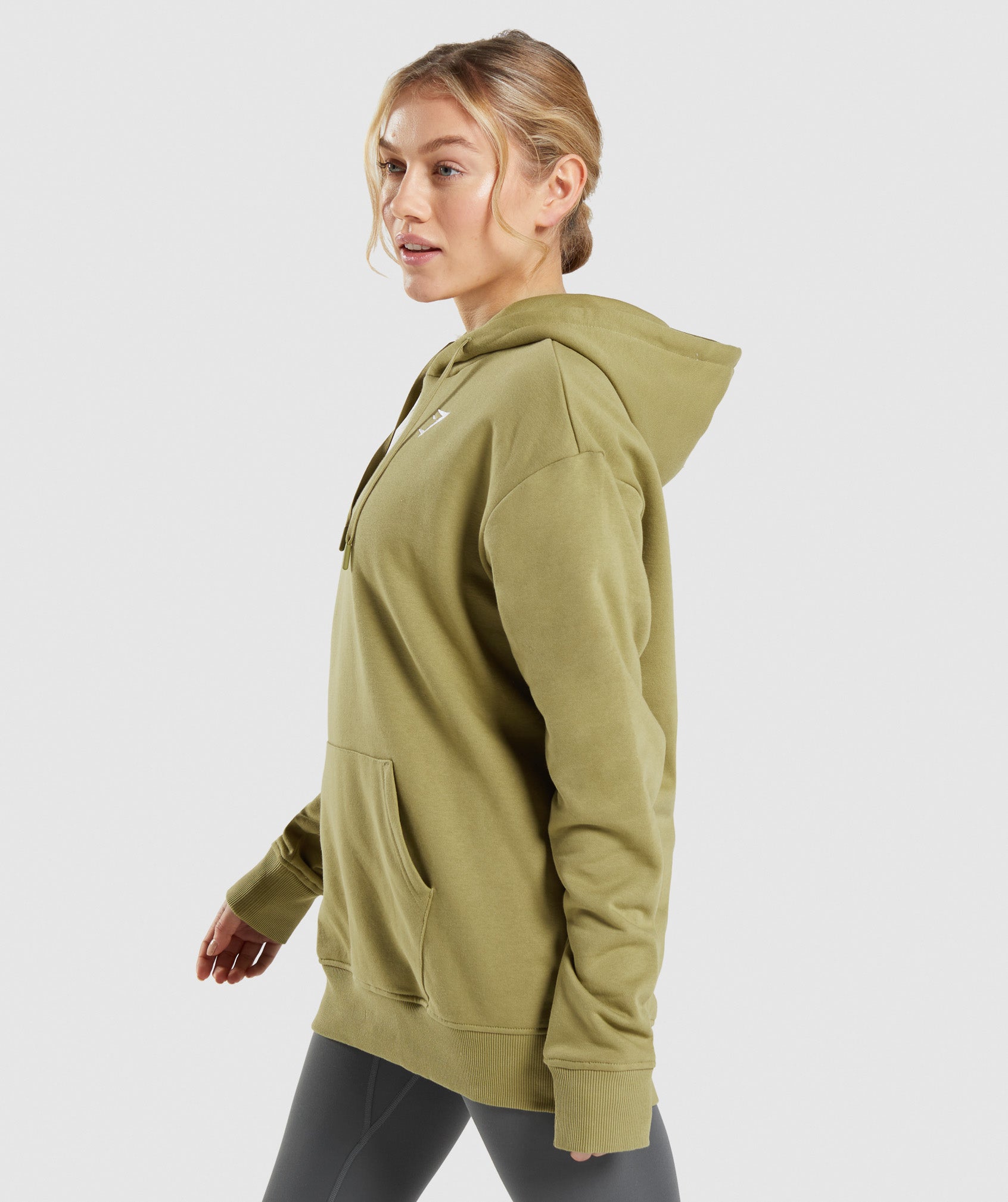 Training Oversized Hoodie in Griffin Green