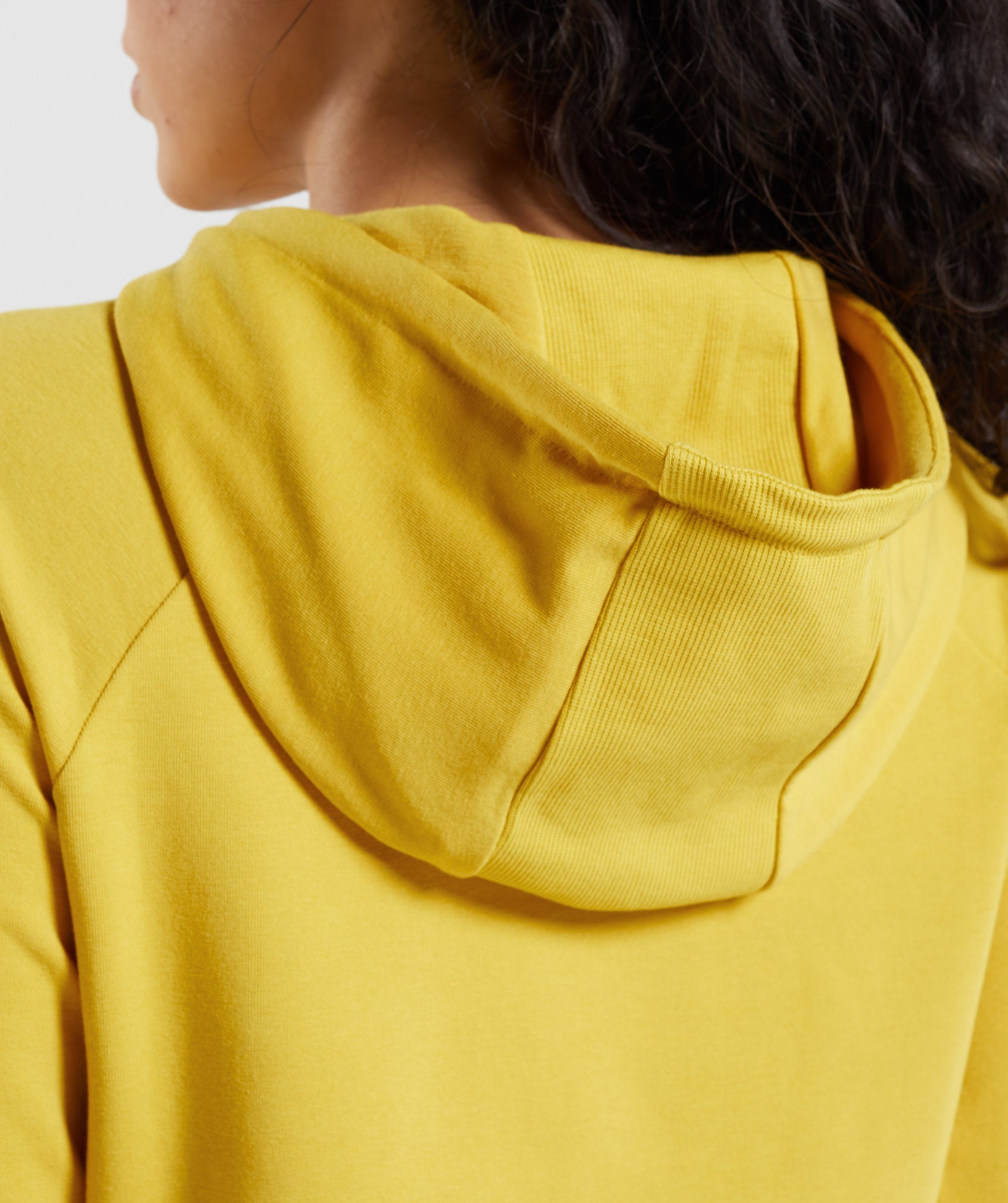 Training Cropped Hoodie in Medallion Yellow - view 6