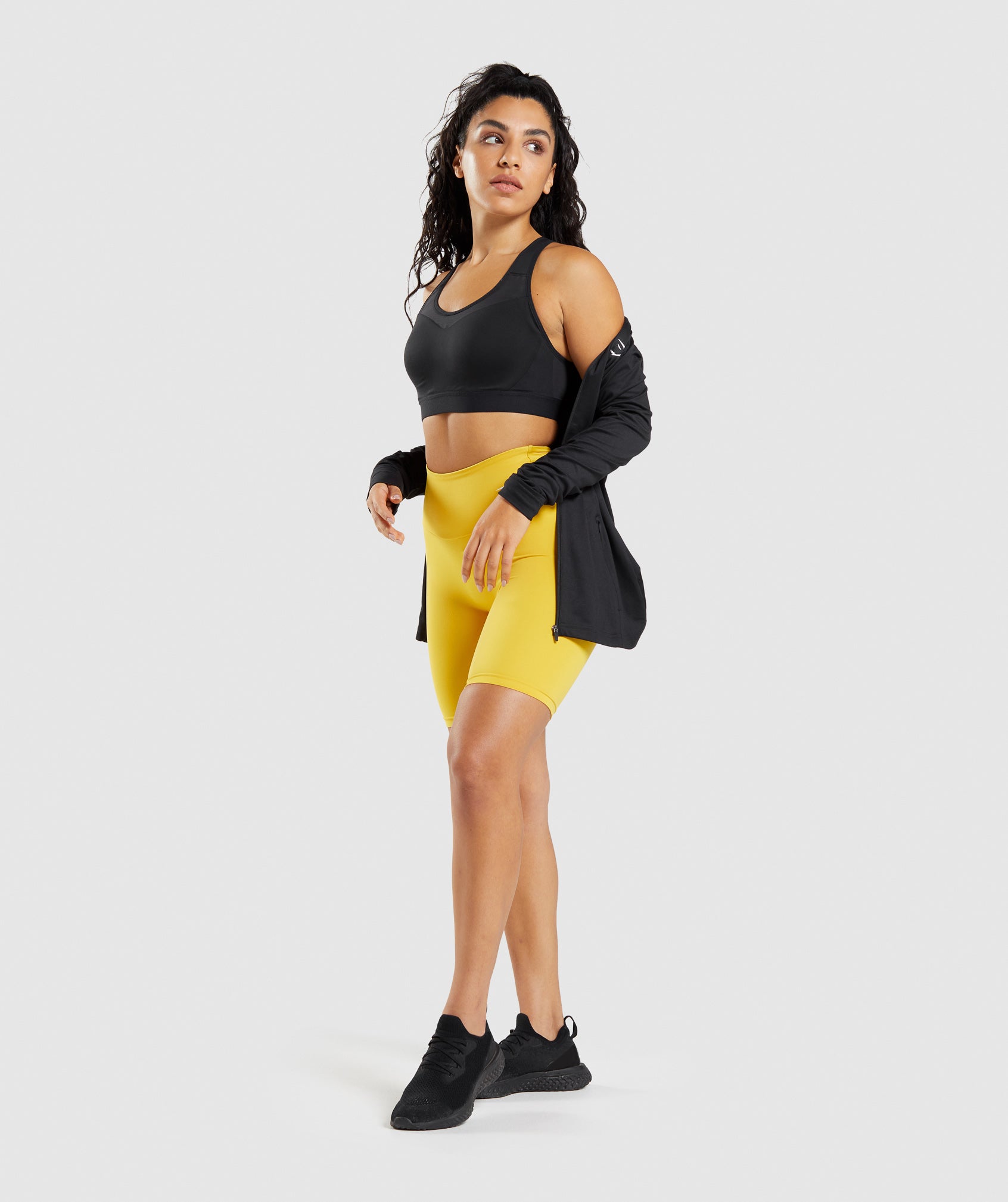 Training Cycling Shorts in Medallion Yellow - view 4