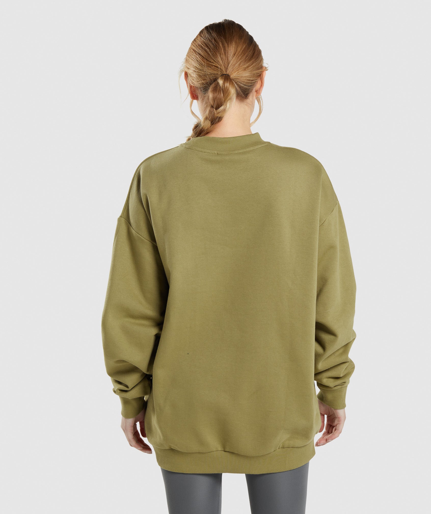 Training Oversized Sweatshirt in Griffin Green