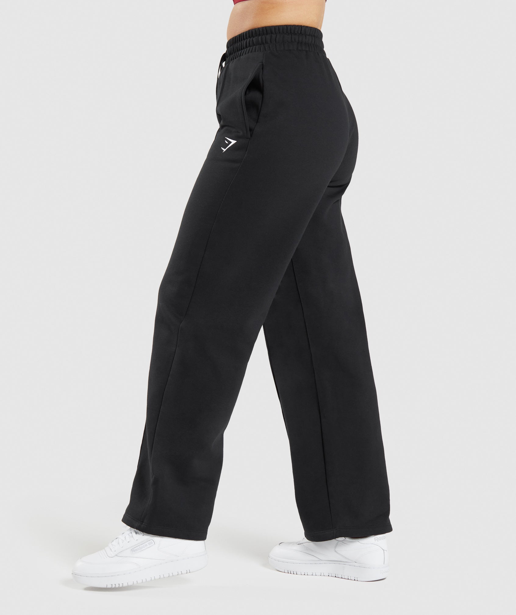 Training Straight Leg Jogger in Black