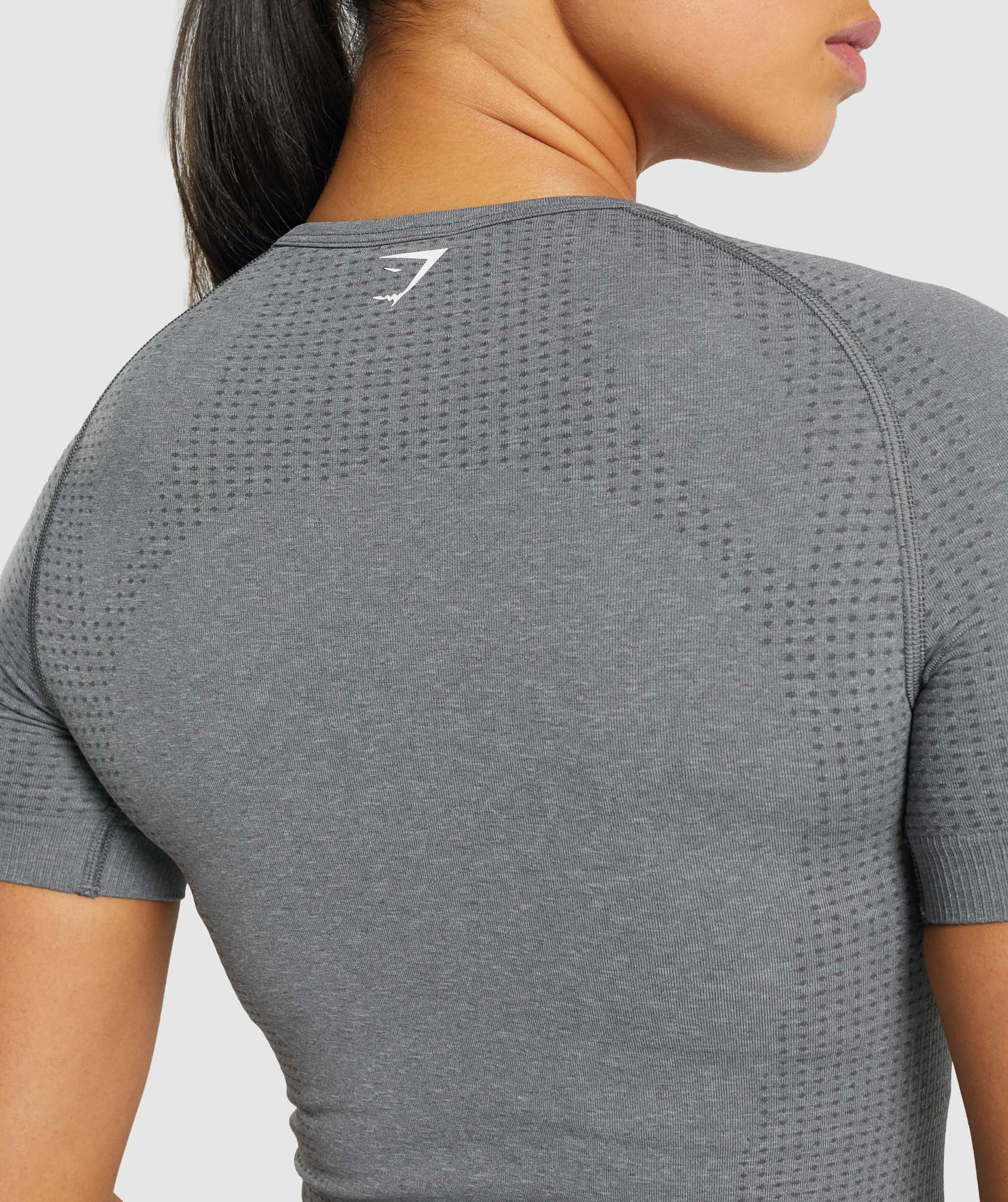 Vital Seamless 2.0 T-Shirt in Smokey Grey Marl - view 5