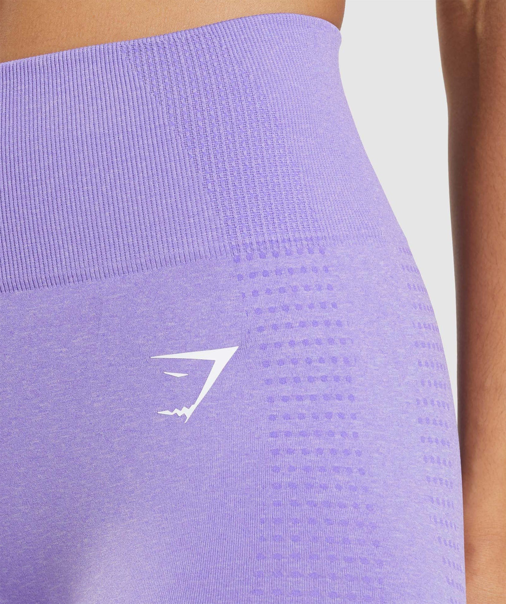 Vital Seamless 2.0 Leggings in Bright Purple Marl - view 7