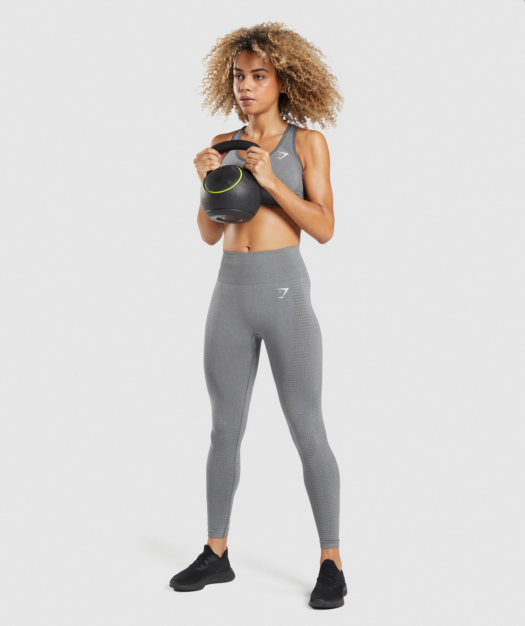 Vital Seamless 2.0 Sports Bra in Smokey Grey Marl