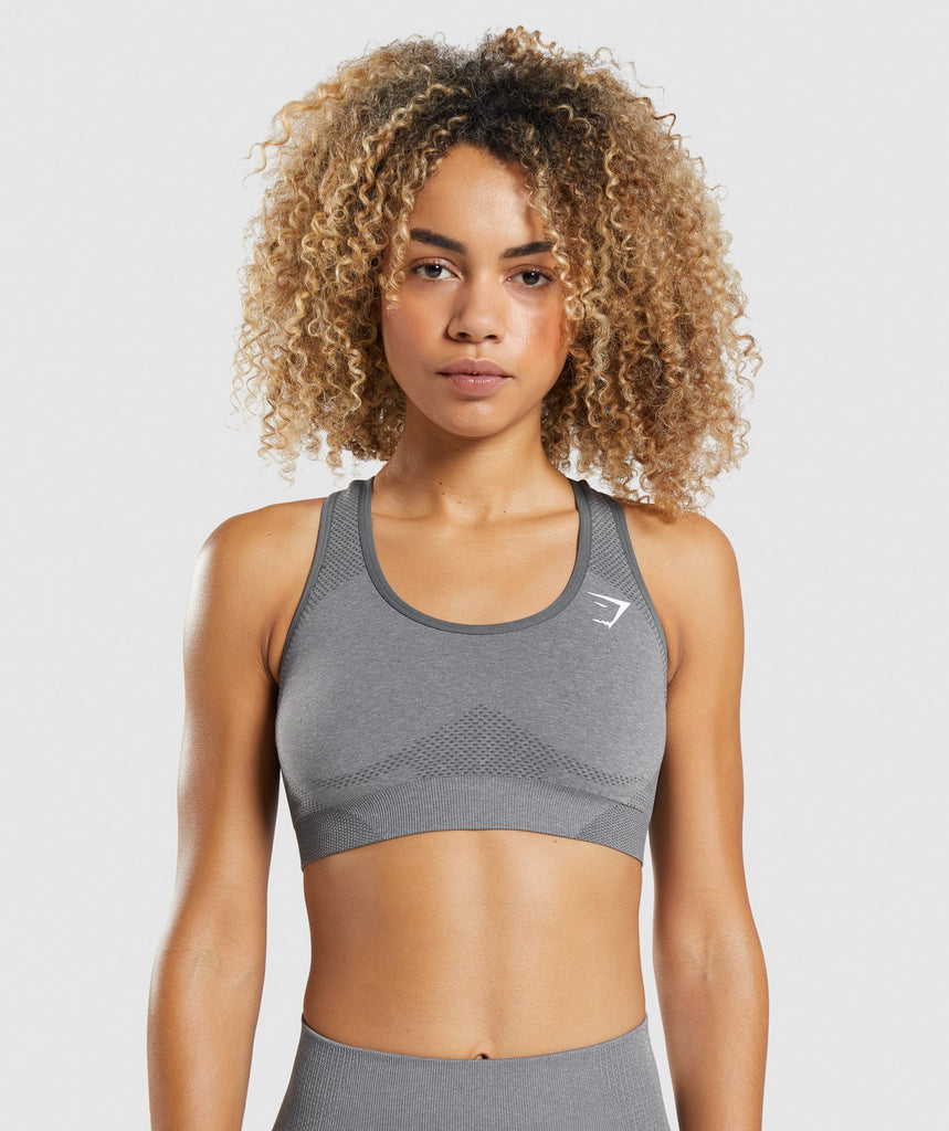 Gymshark Vital Seamless 20 Sports Bra Smokey Grey Marl Gymshark