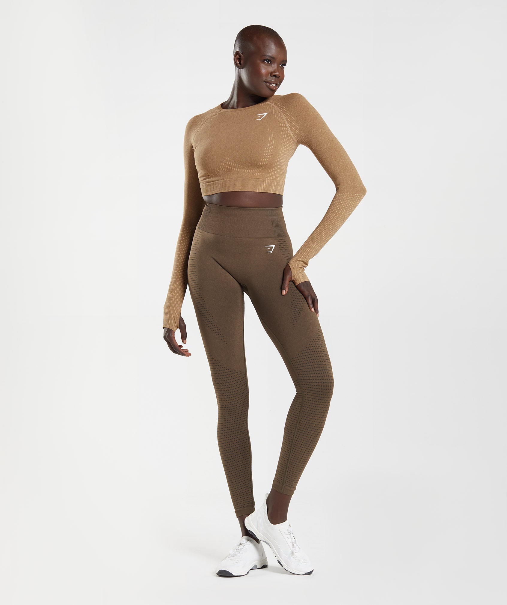 Ribbed Seamless Leggings - Espresso Brown – DOYOUEVEN