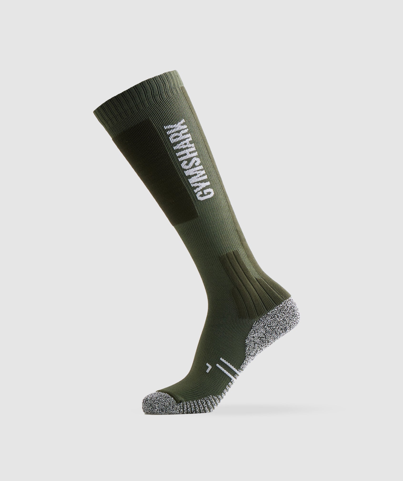 Weightlifting Sock in Olive Green