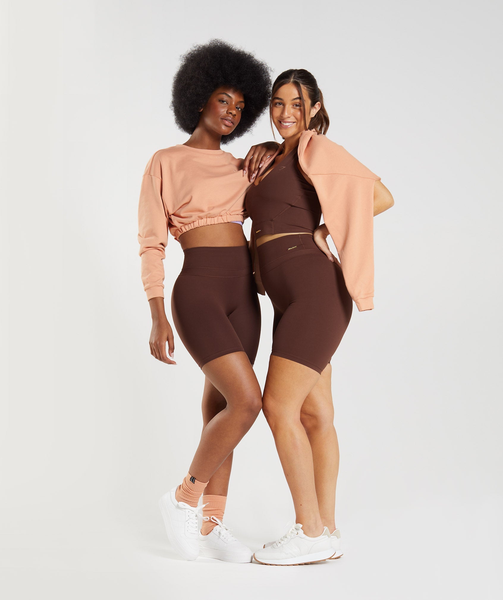 Whitney Cycling Shorts in Rekindle Brown