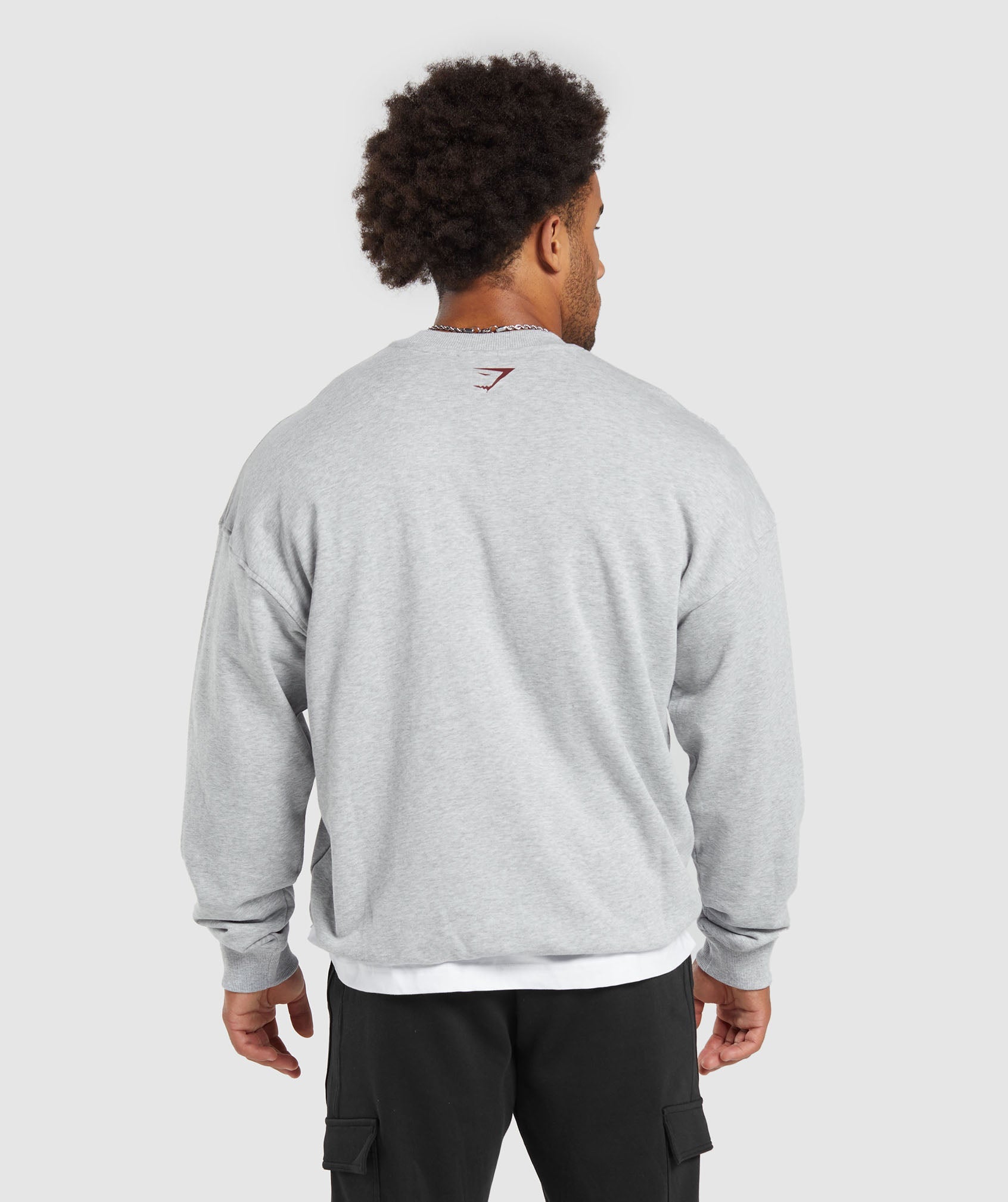 Weightlifting Club Crew in Light Grey Core Marl - view 2