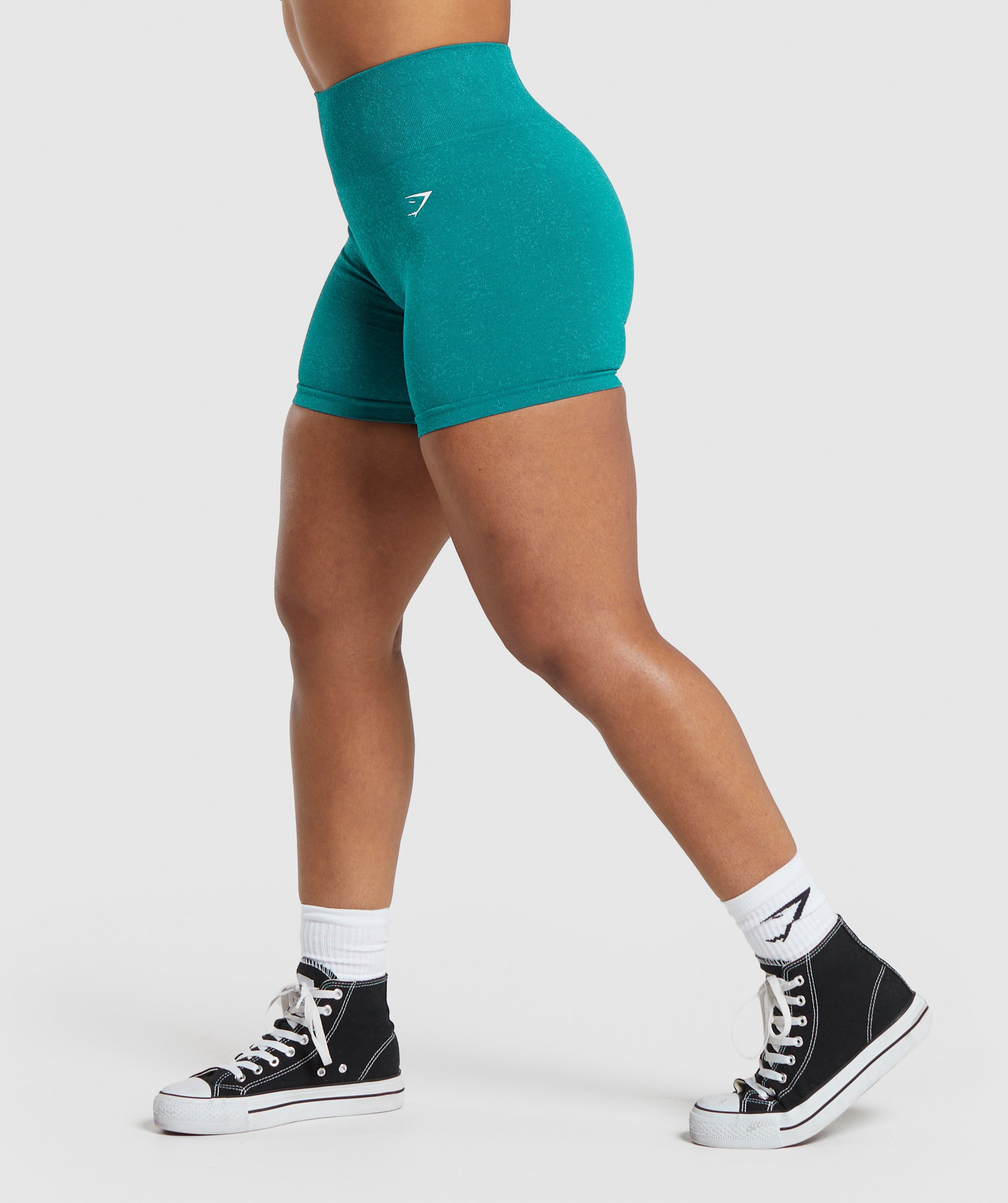Adapt Fleck Seamless Shorts in Ocean Teal/Artificial Teal - view 3