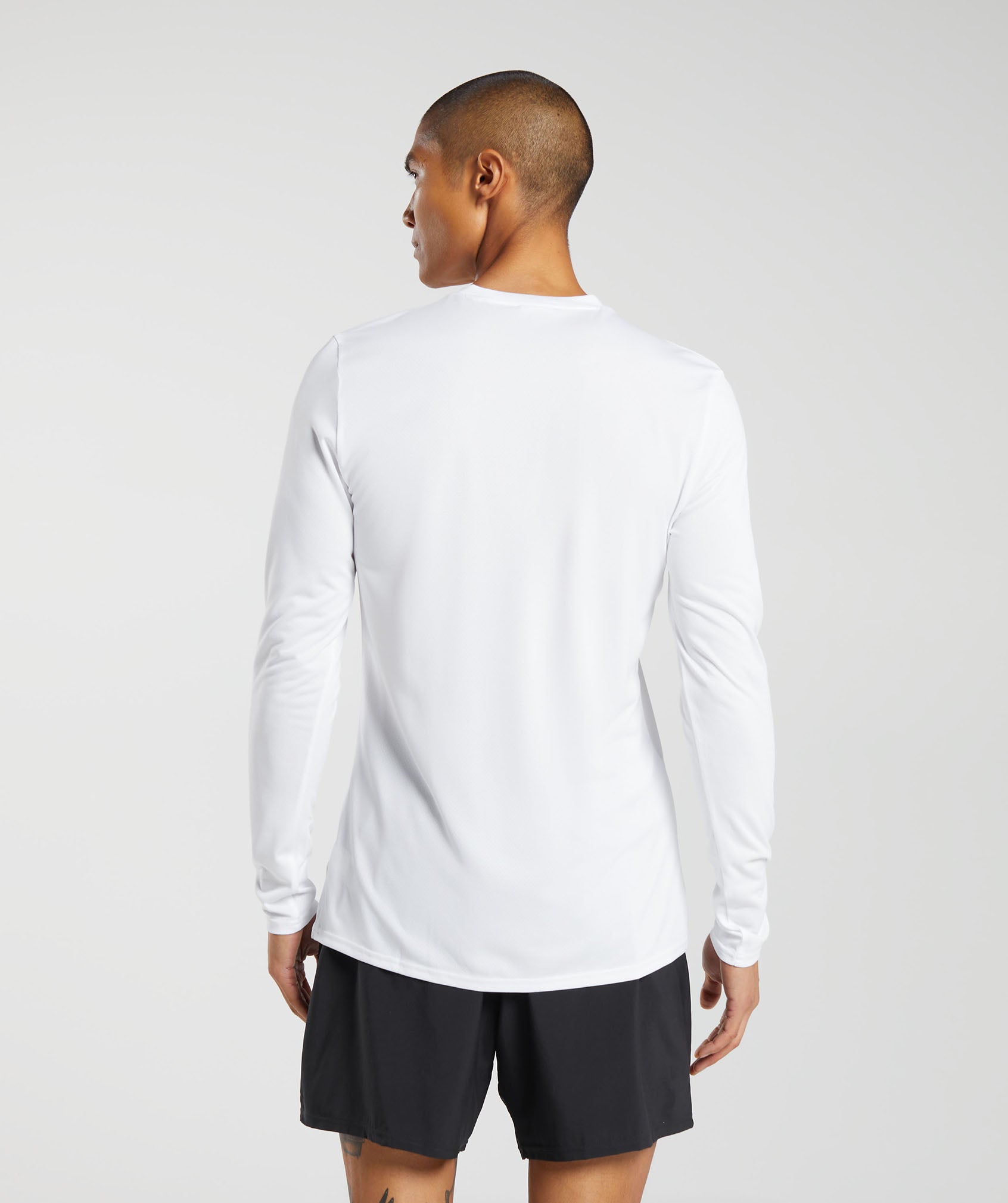 Arrival Long Sleeve T-Shirt in White - view 2