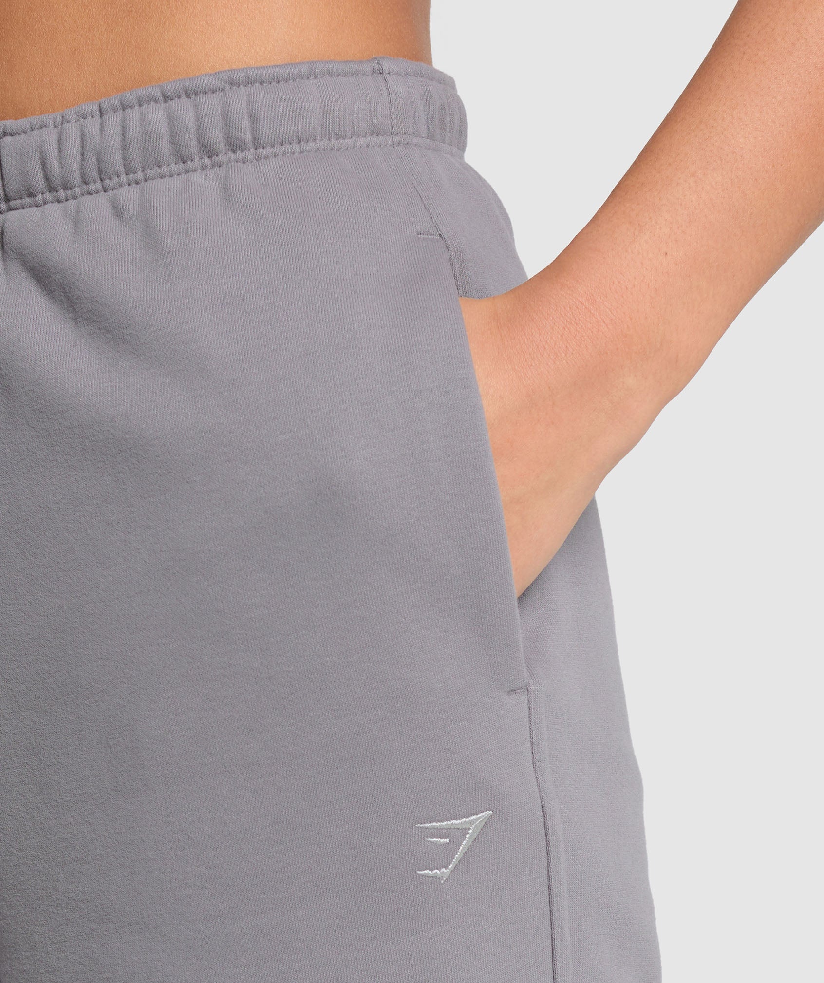 Fleece Joggers in Medium Grey - view 6