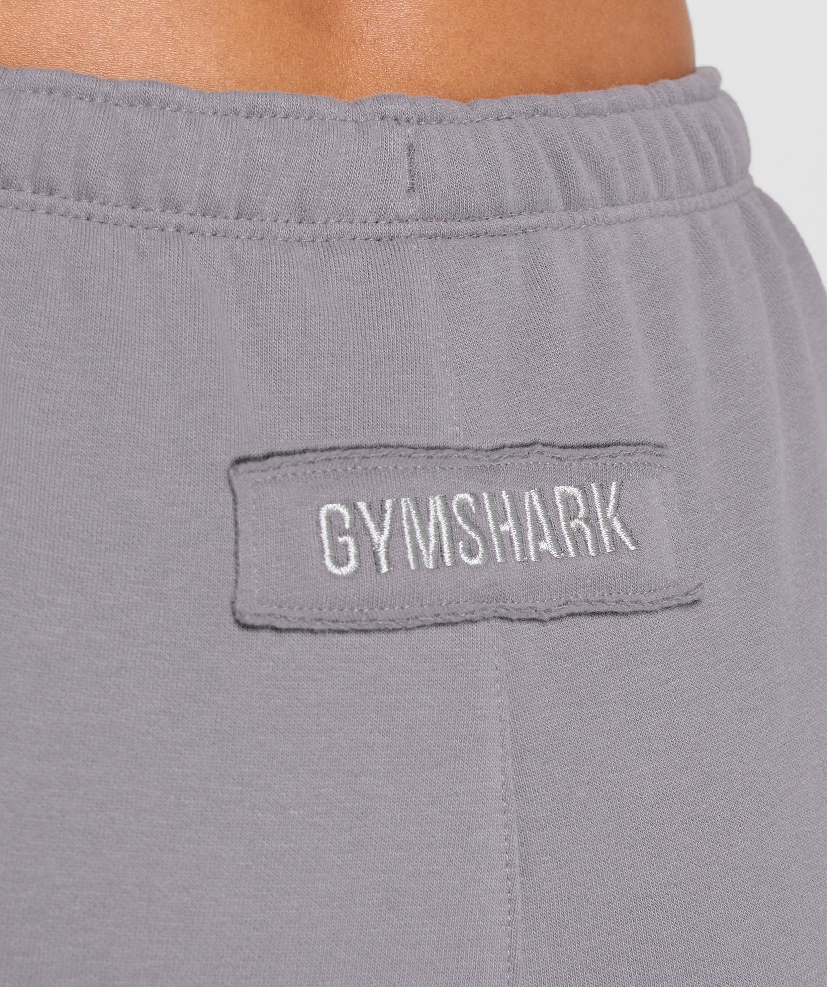 Fleece Shorts in Medium Grey - view 7