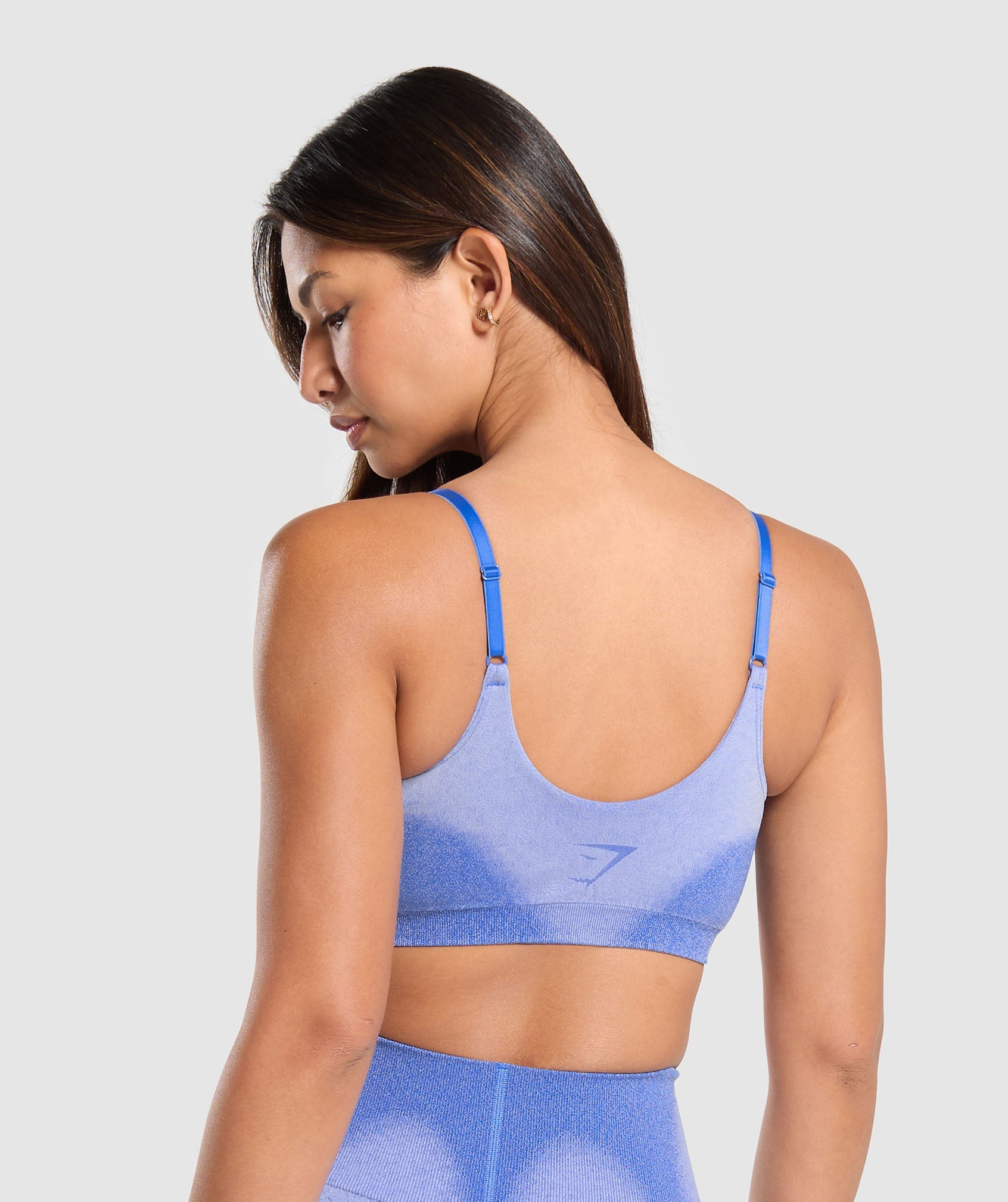 Blur Seamless Bralette in Iris Blue/Powdered Lilac - view 3