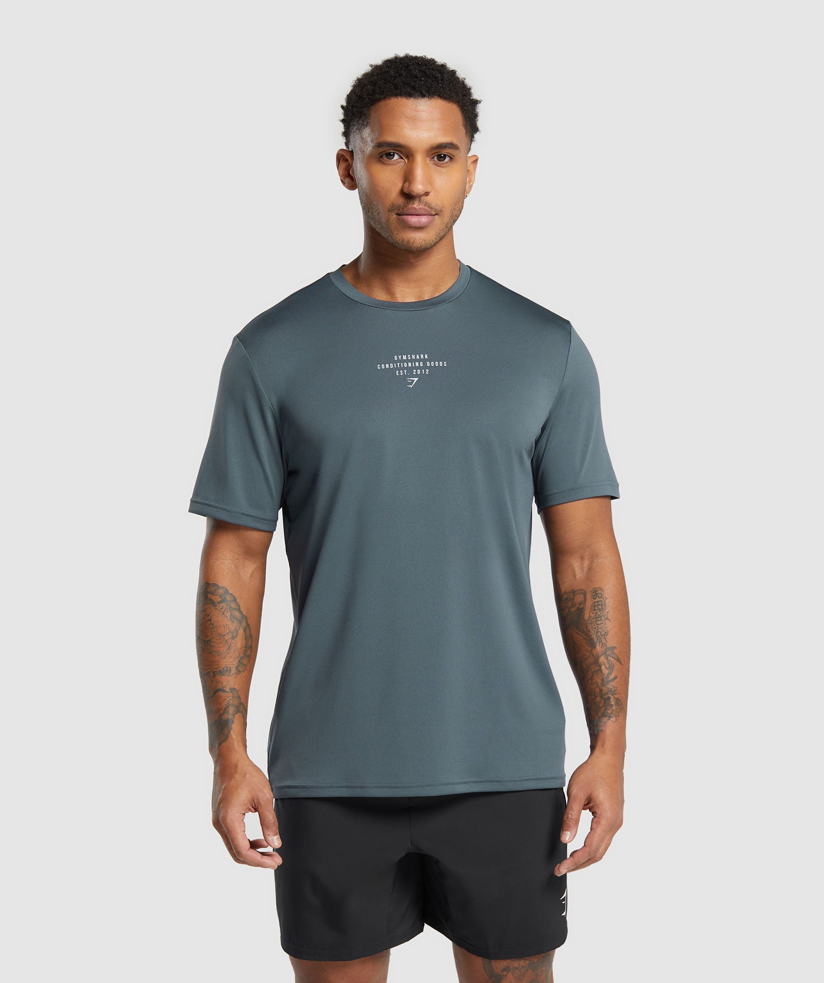 Conditioning Goods T-Shirt in Titanium Blue