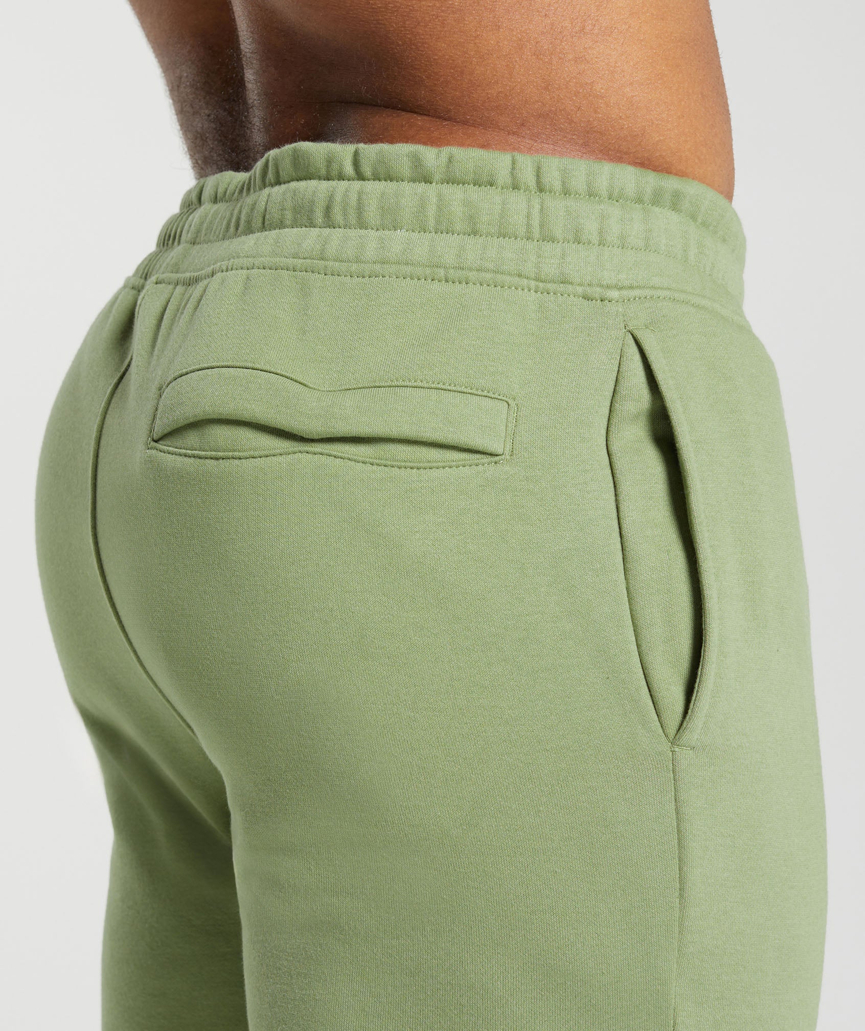 Crest Joggers in Natural Sage Green - view 5