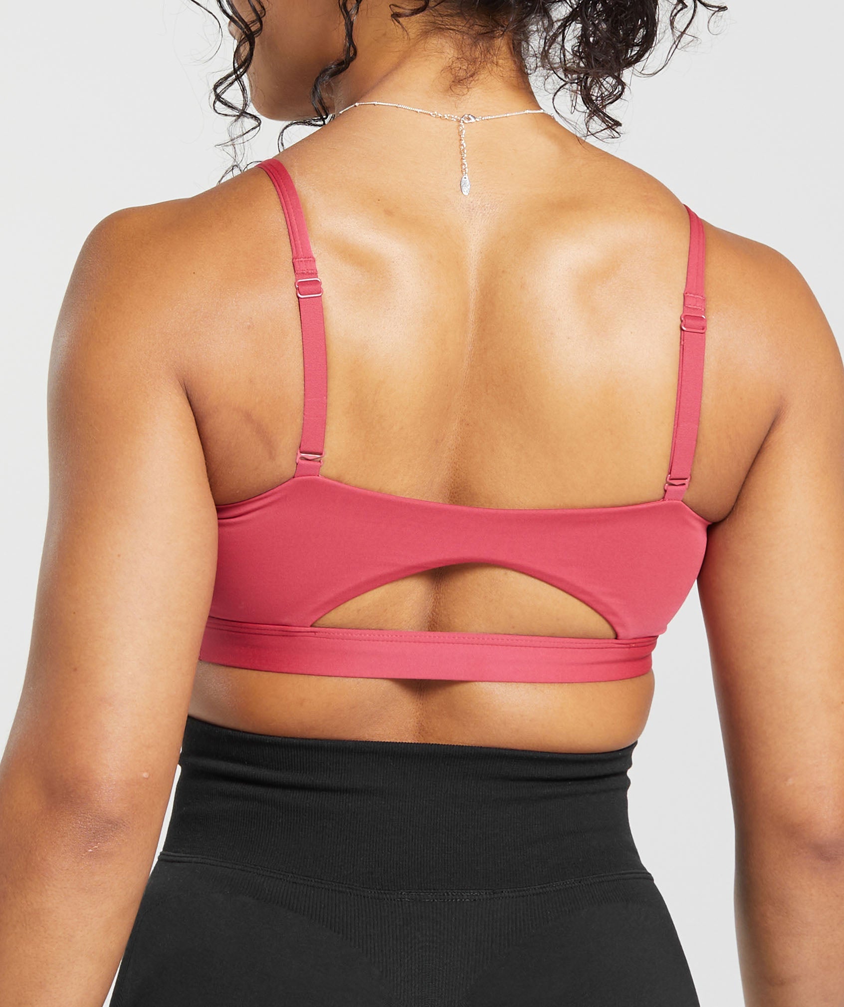 Cut Out Bandeau in Vintage Pink - view 2