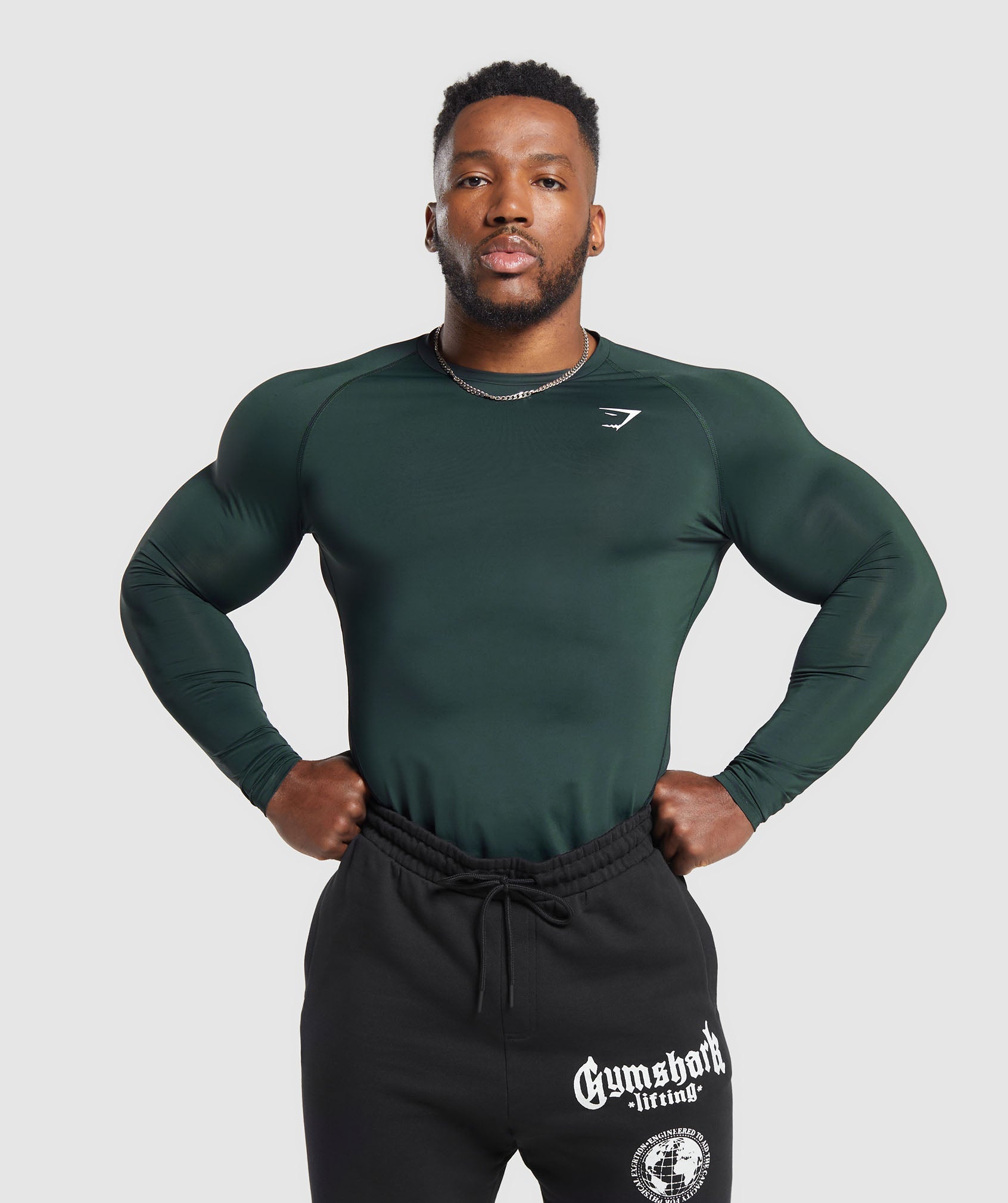 Element Baselayer Long Sleeve T-Shirt in Darkest Teal - view 1