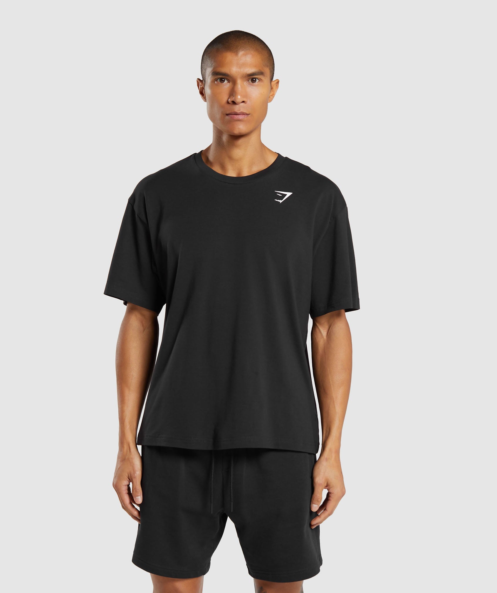 Essential Oversized T-Shirt in Black - view 1