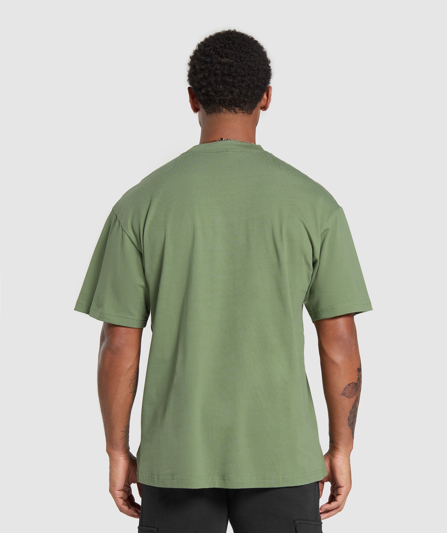 Essential Oversized T-Shirt in Force Green - view 2