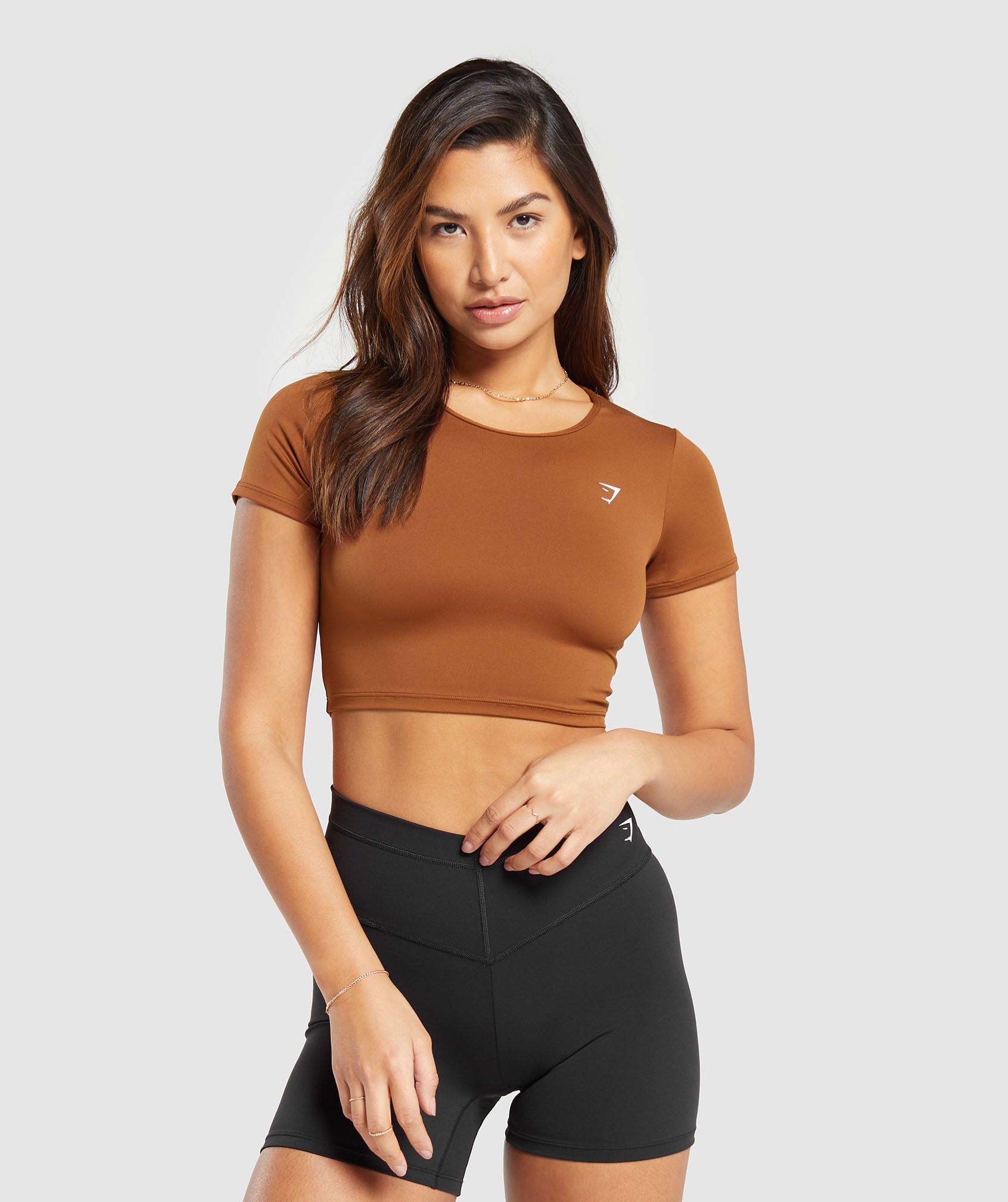 Everyday Cap Sleeve T-Shirt in Copper Brown ist nicht auf Lager