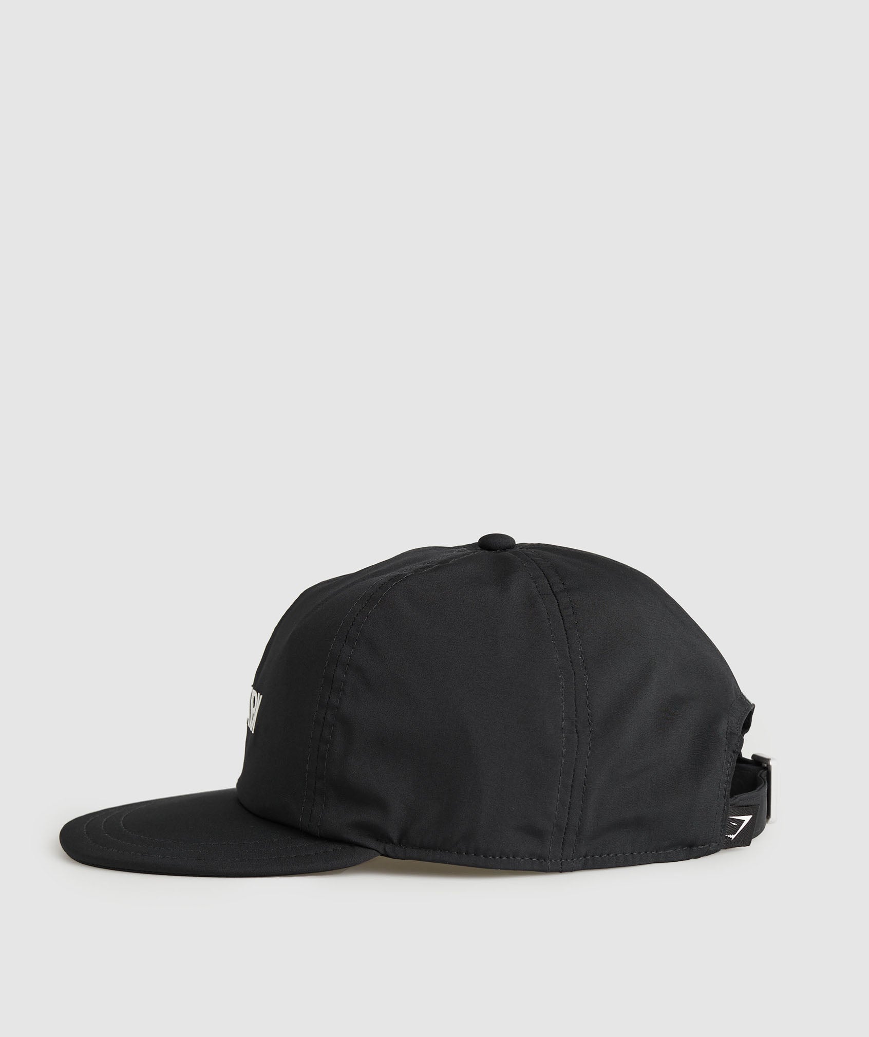 Flat Peak Cap in Black - view 3