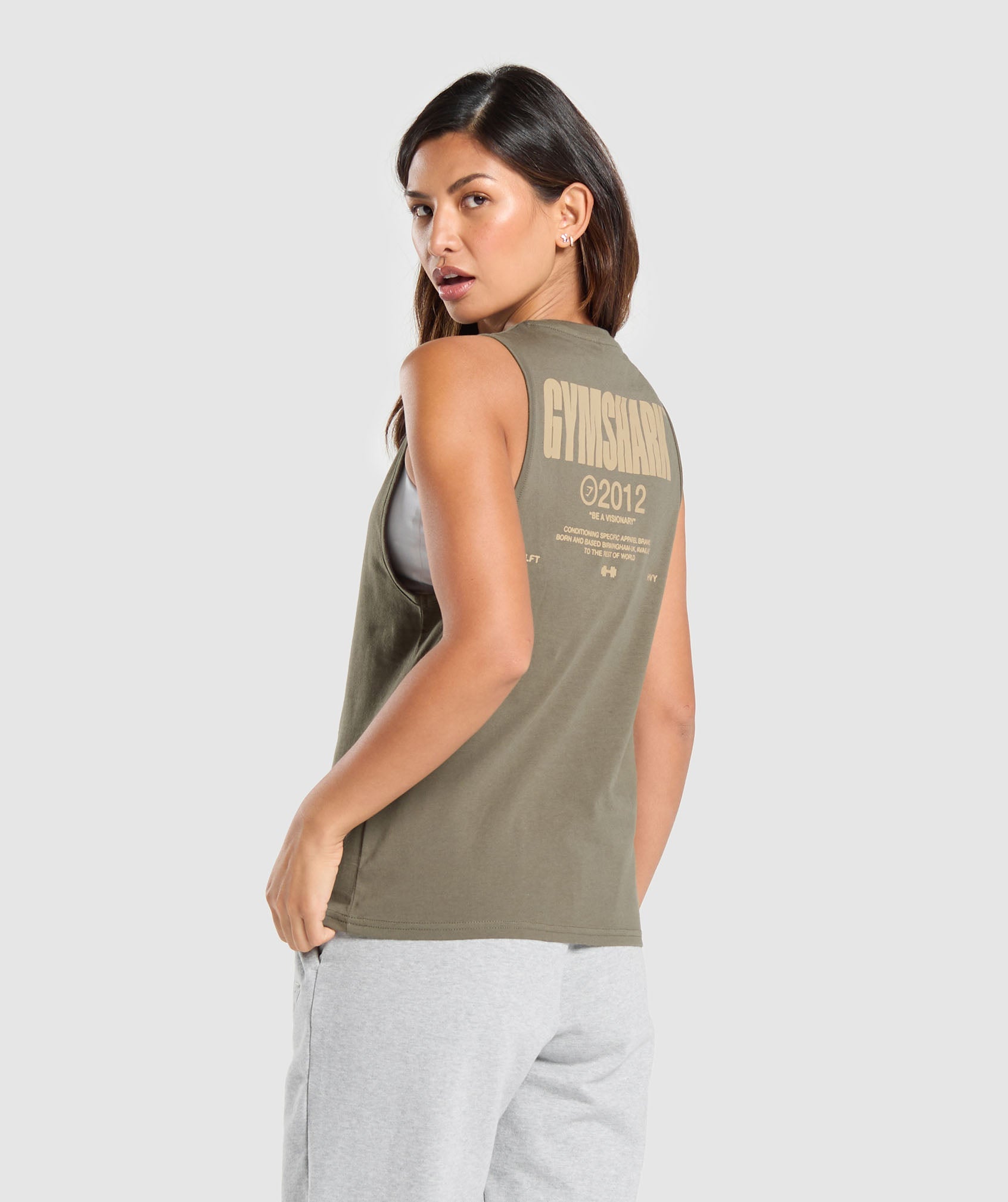 Be a Visionary Tank in Camo Brown - view 2