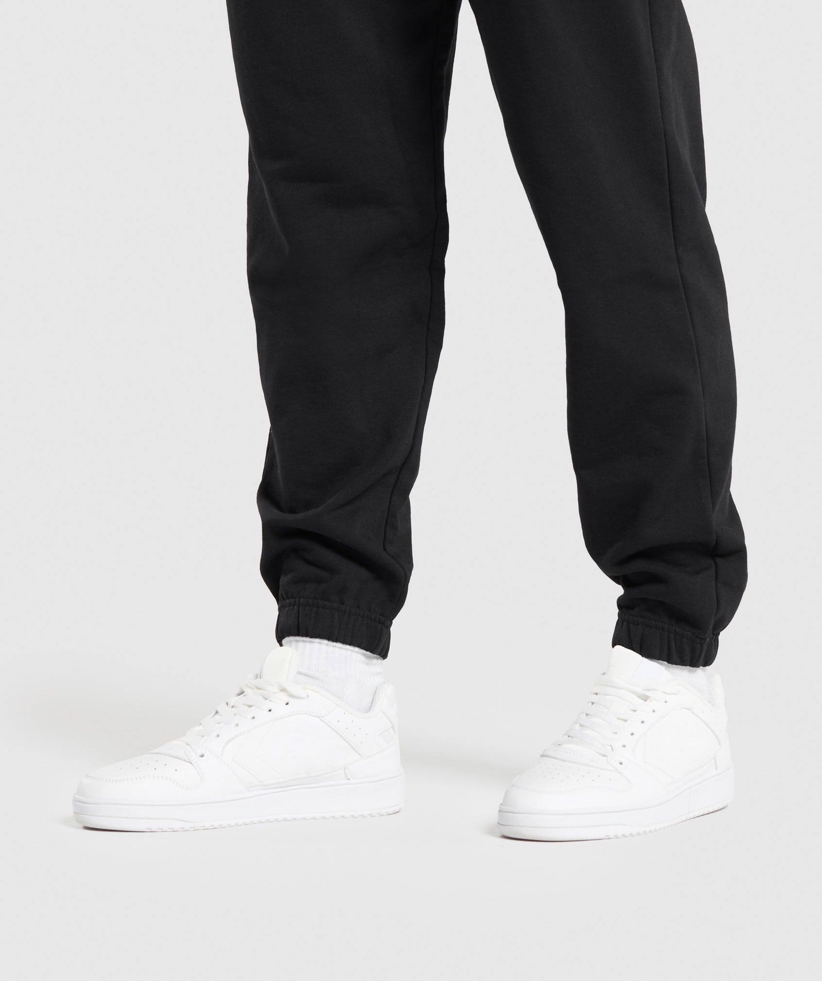 Lifting Graphic Oversized Joggers in Black - view 6