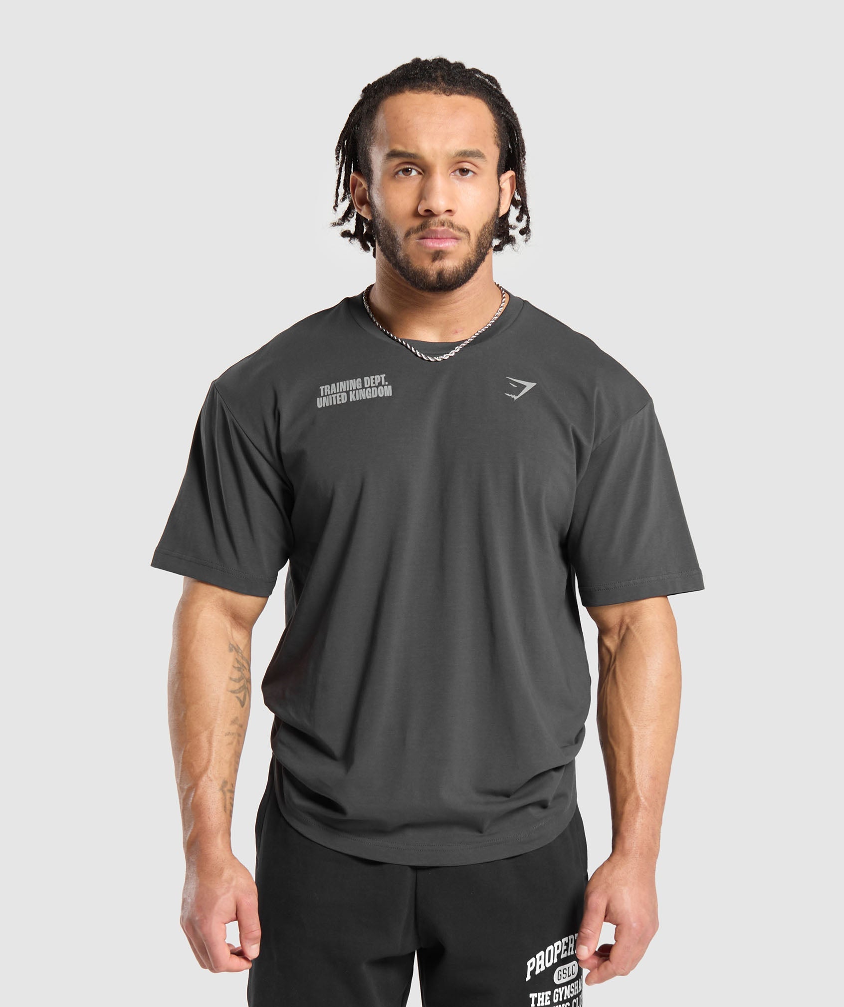 Training Dept. UK T-Shirt in Asphalt Grey - view 2